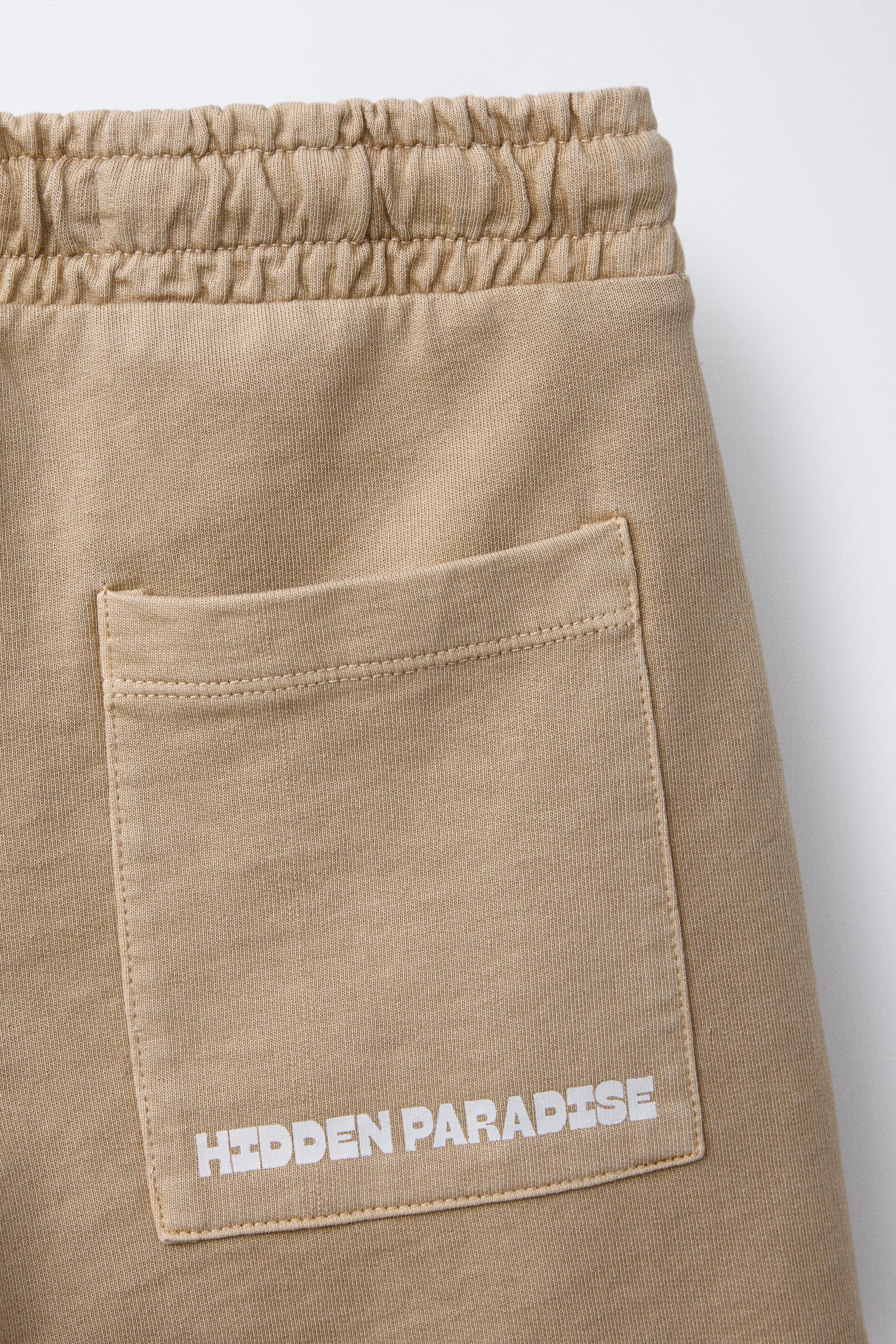 GARMENT DYE PRINT T-SHIRT AND BERMUDA SET