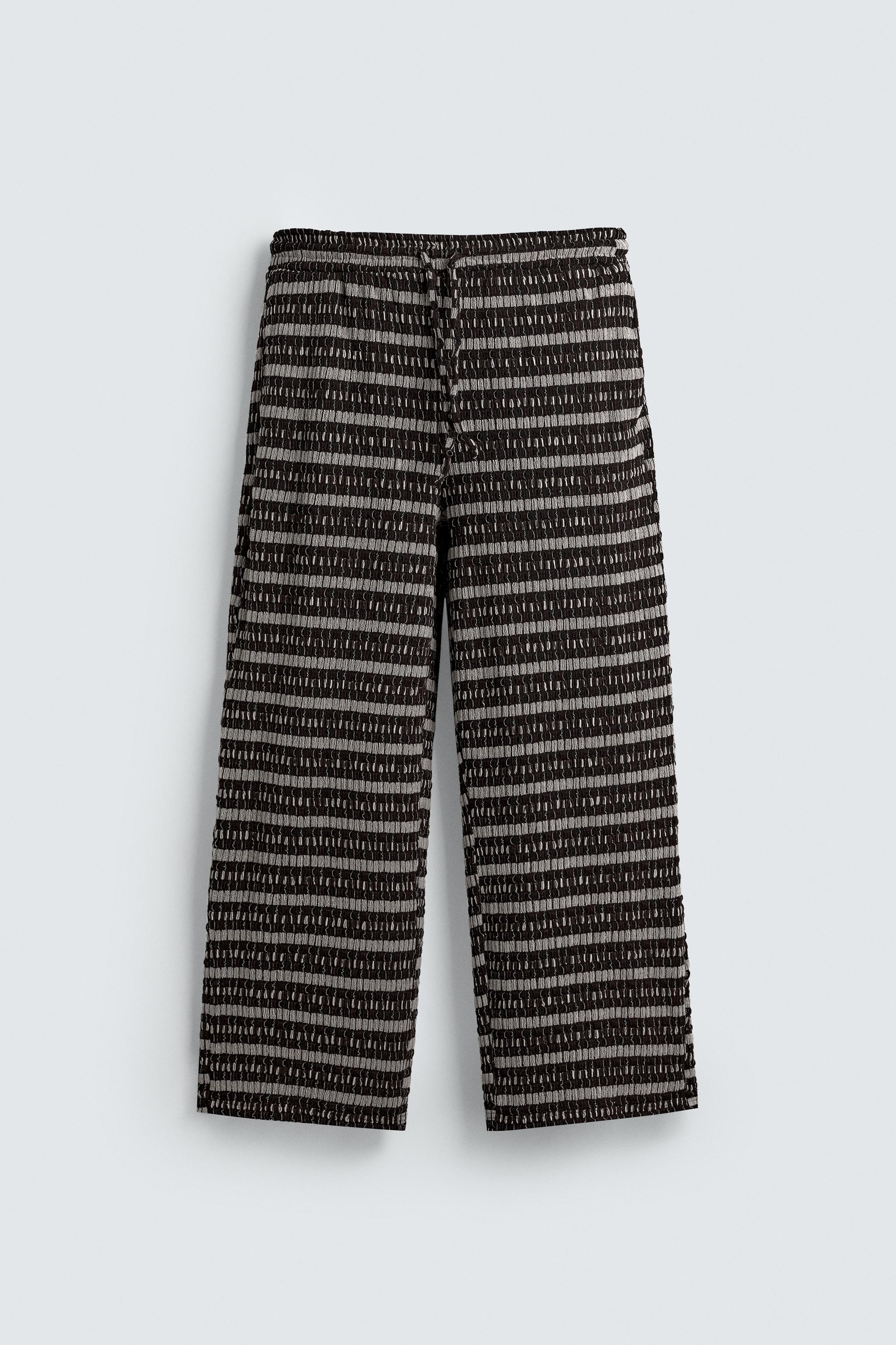 JACQUARD KNIT PANTS