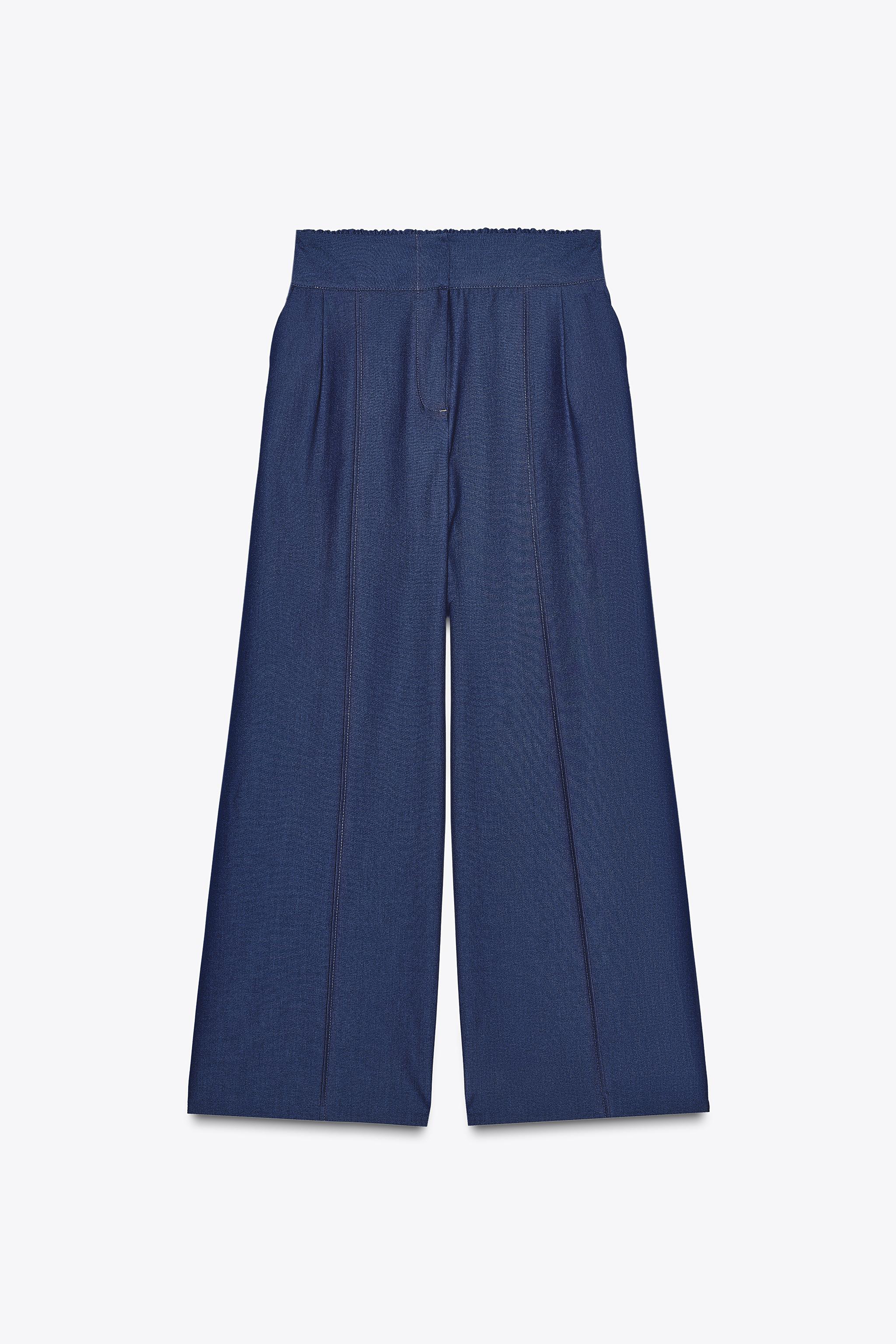STITCHED WIDE LEG PANTS