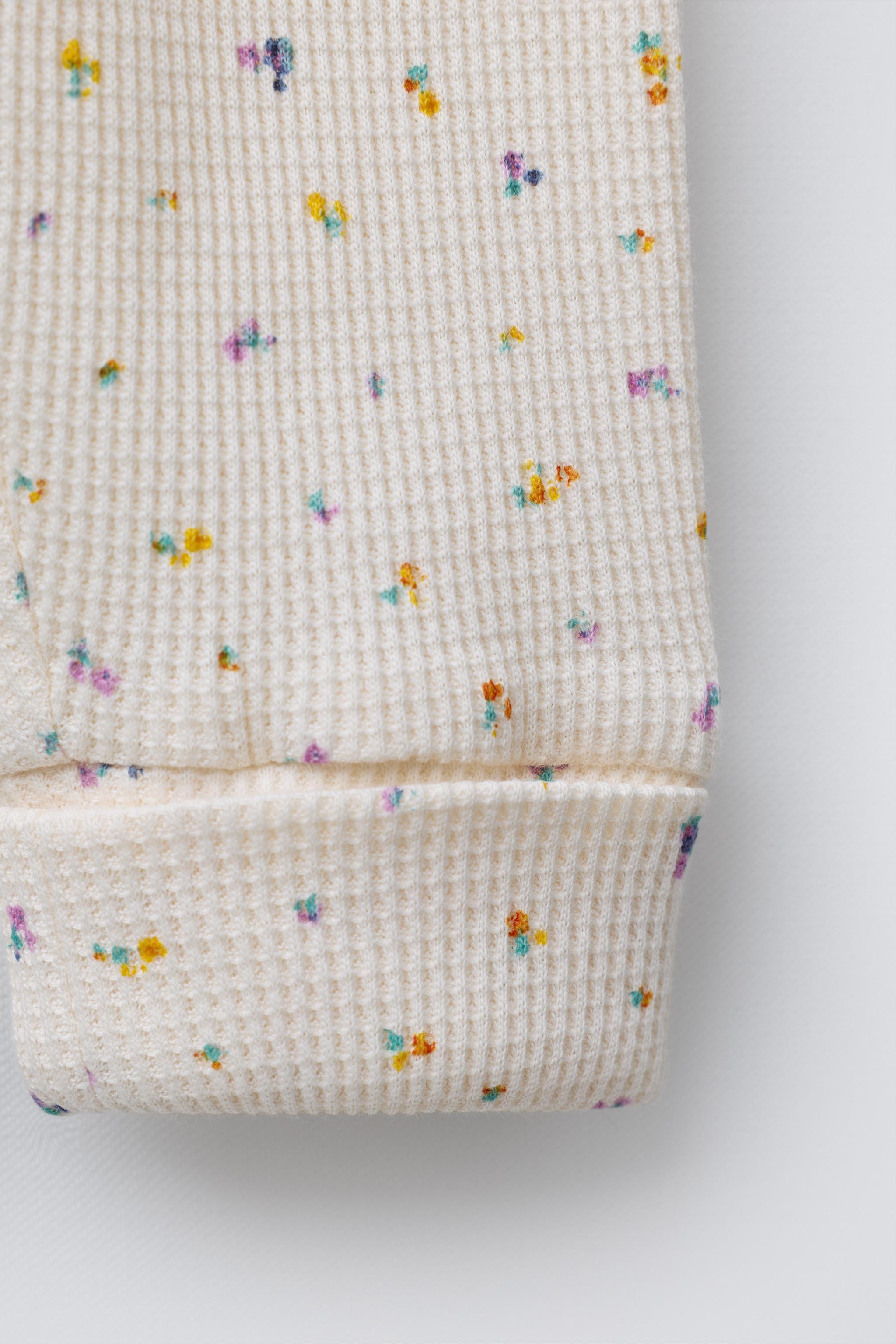 FLORAL PRINT BODYSUIT AND LEGGINGS SET