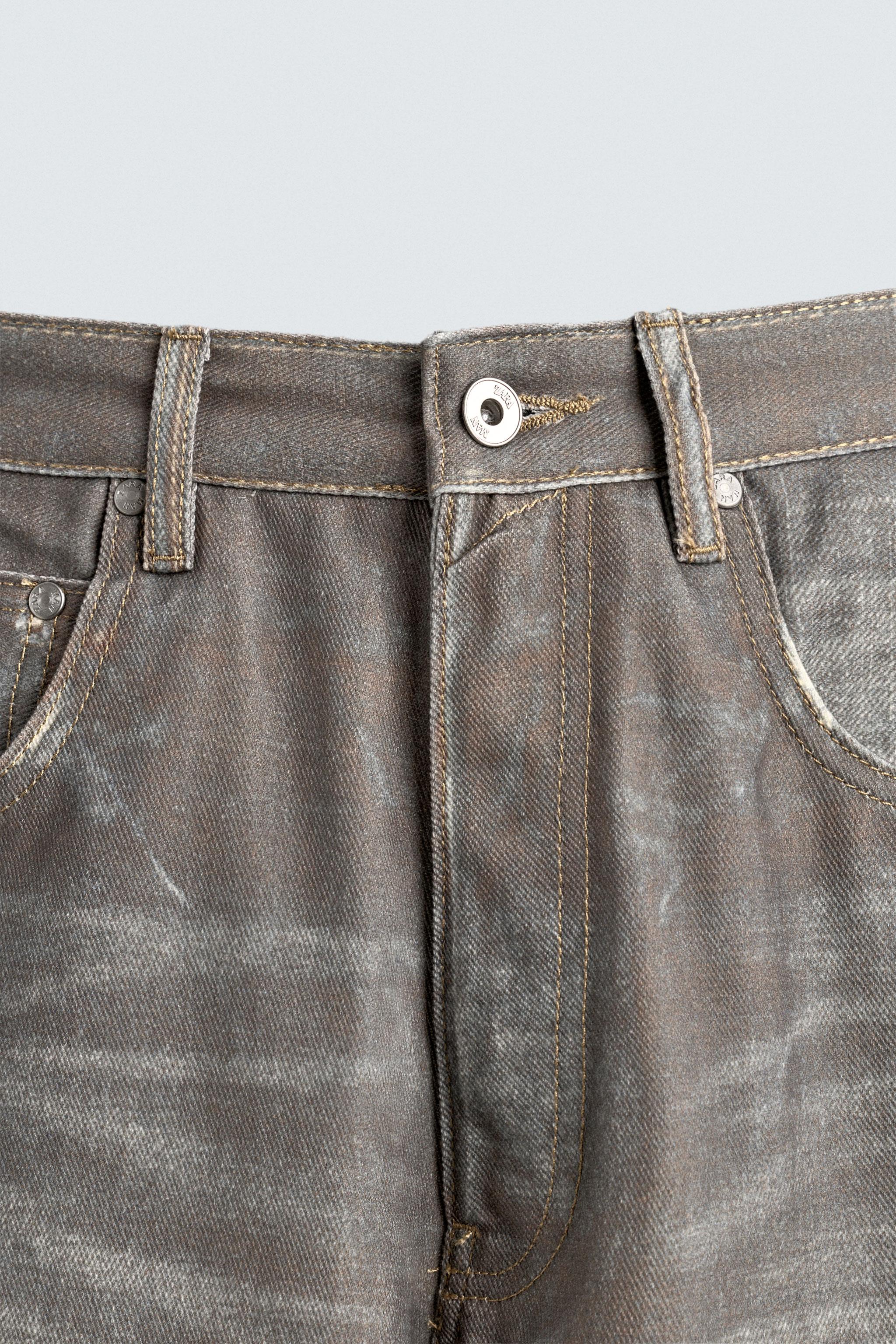 PRINTED BAGGY FIT JEANS