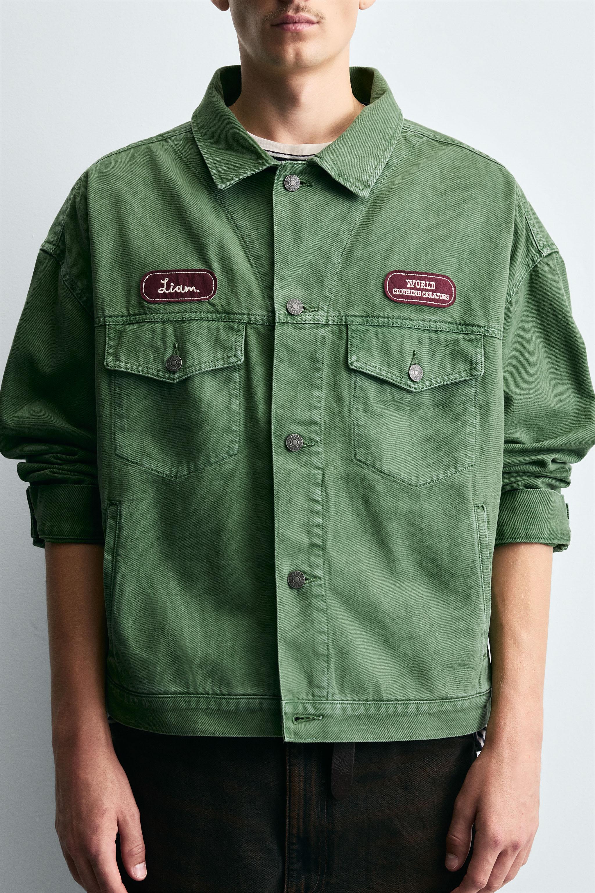 WASHED PATCH JACKET