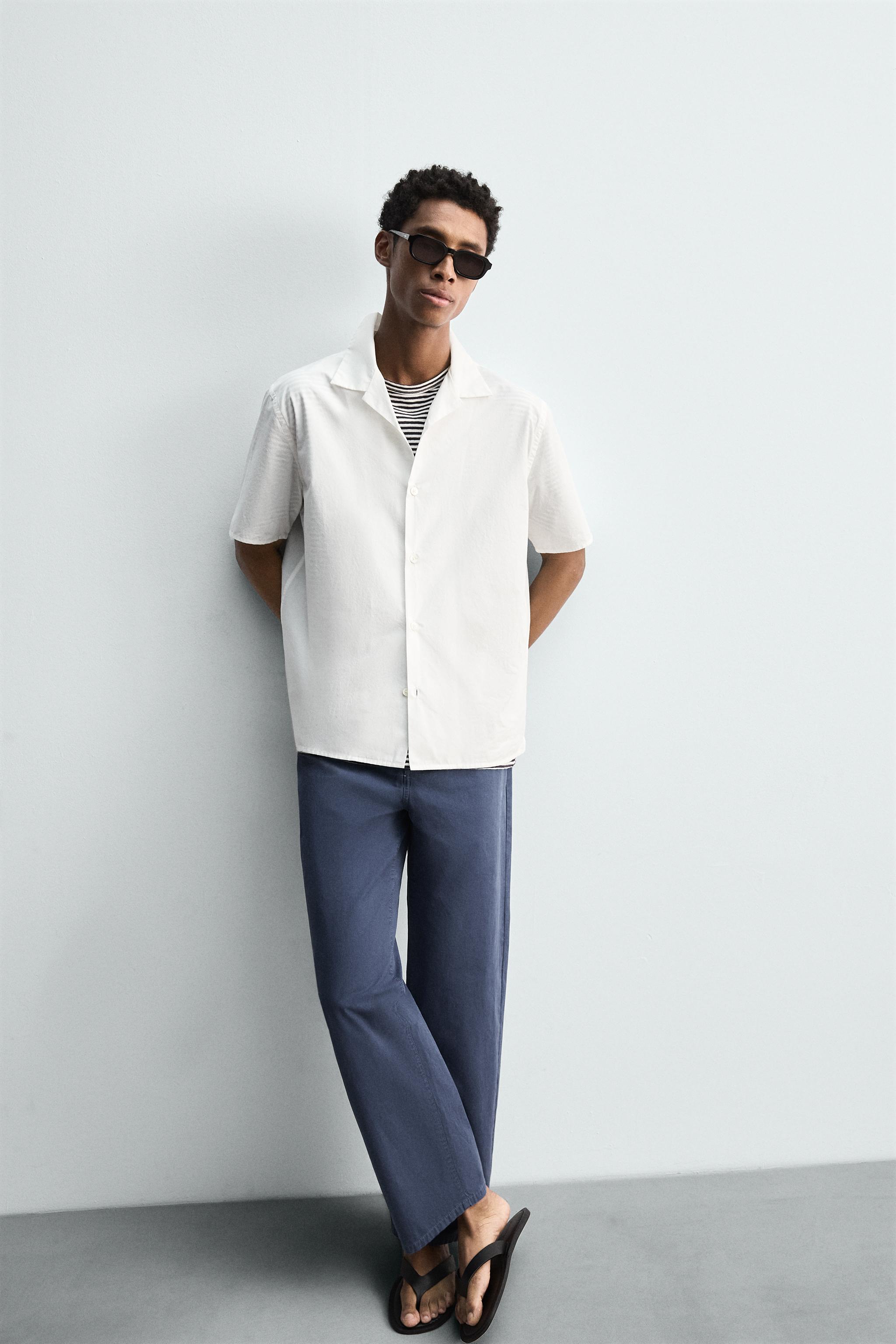 RELAXED FIT POPLIN SHIRT