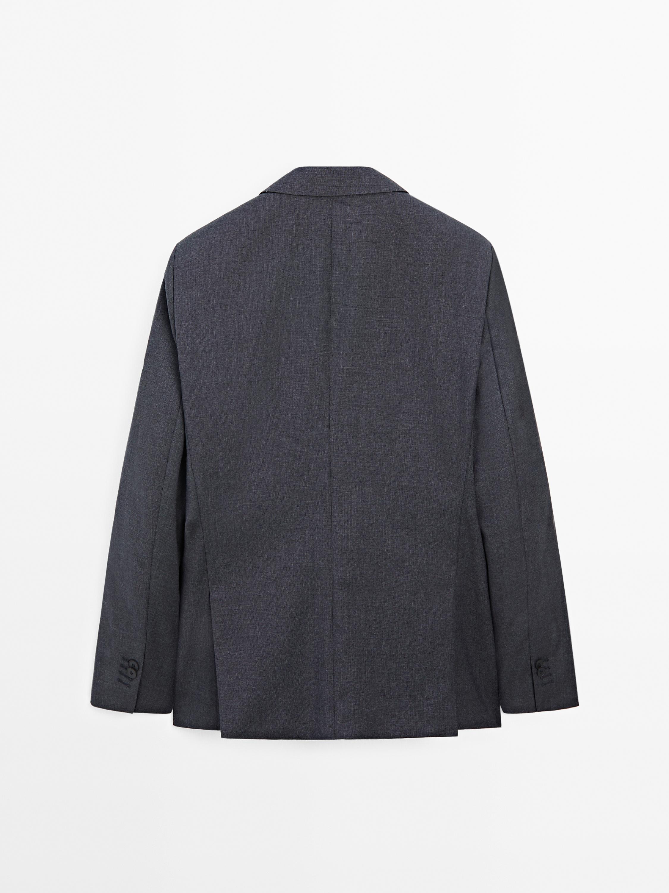 100% wool suit blazer