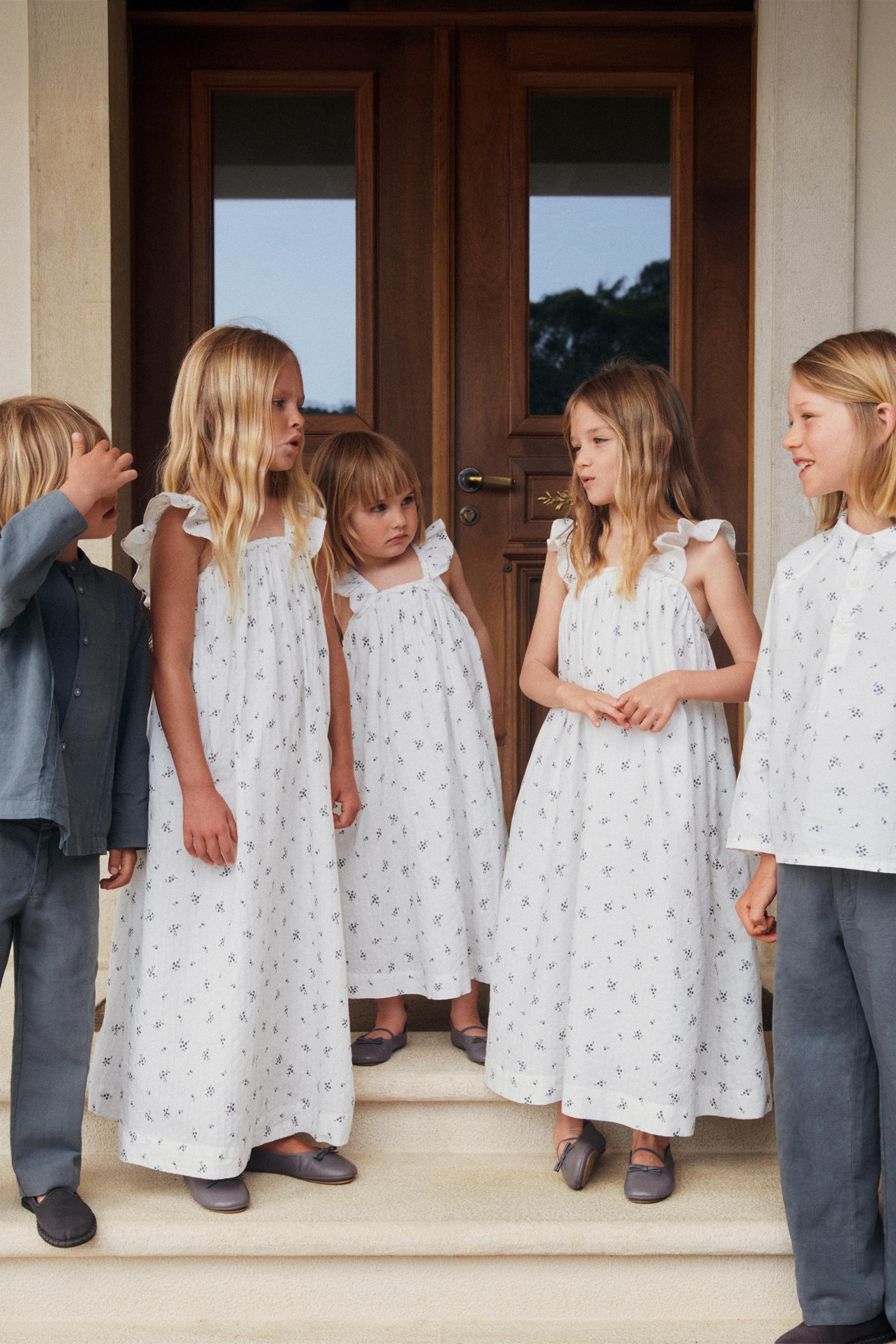 AGES 6-10/LIMITED EDITION FLORAL POPLIN SHIRT