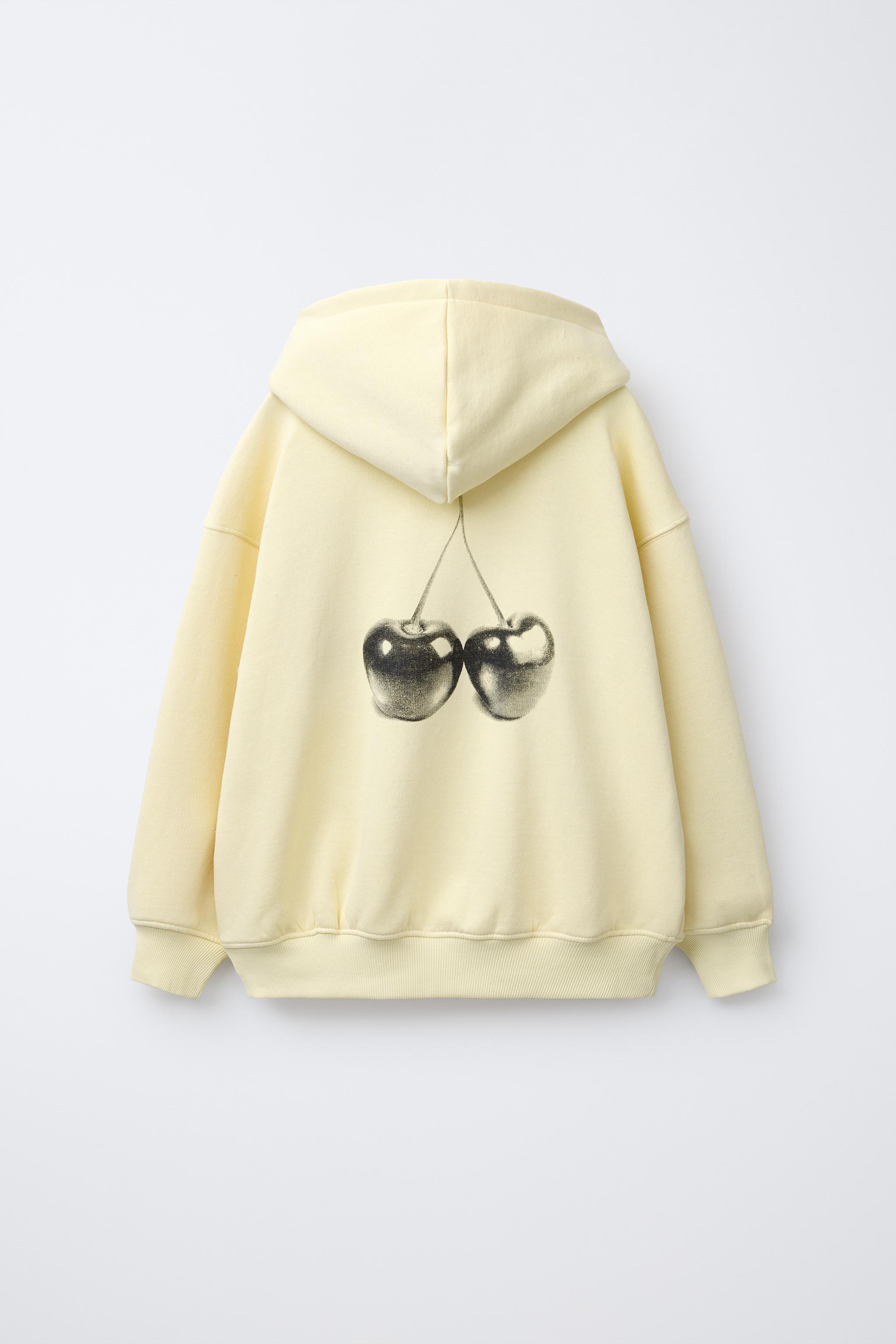 CHERRY PRINT SWEATSHIRT