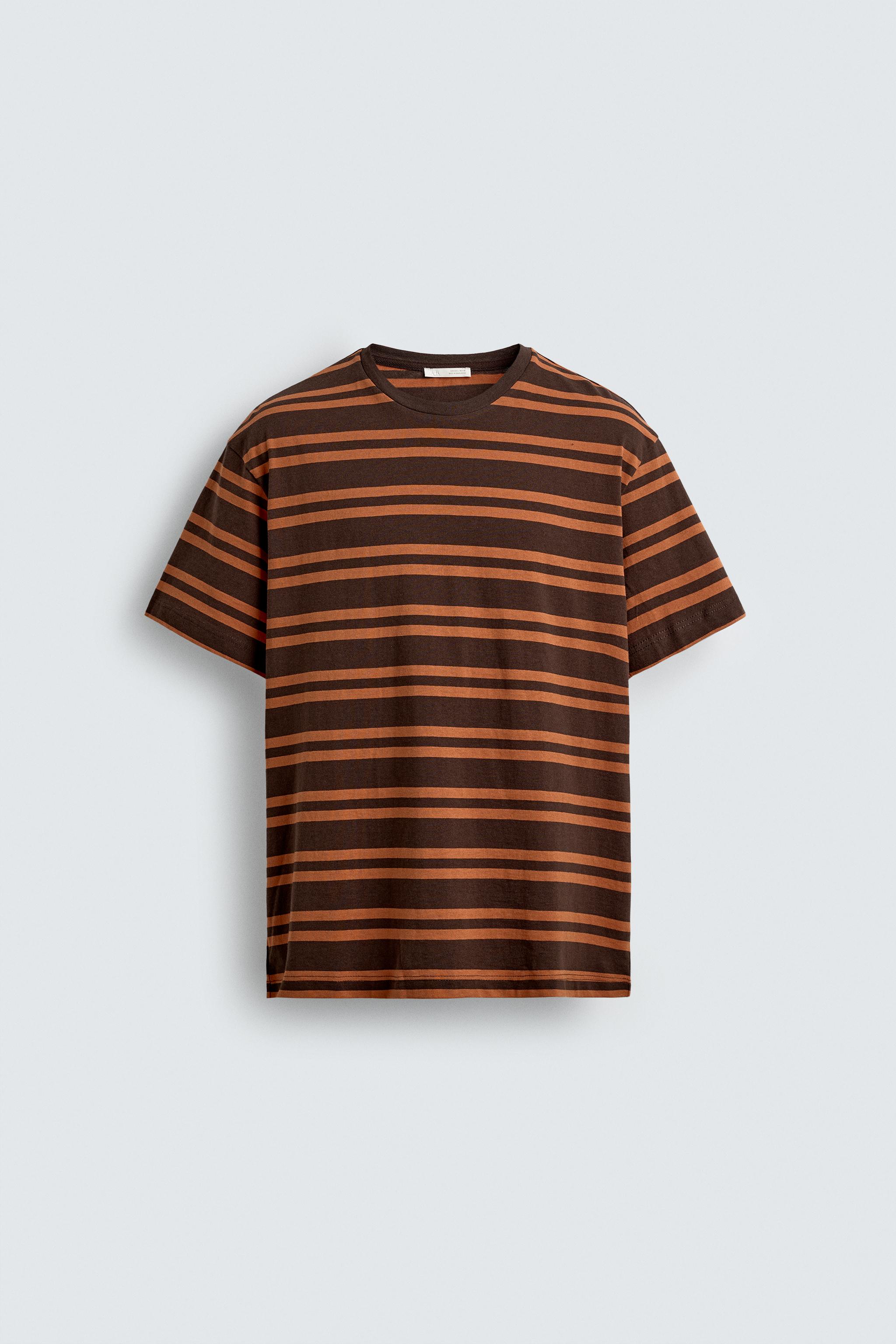STRIPED JACQUARD T-SHIRT