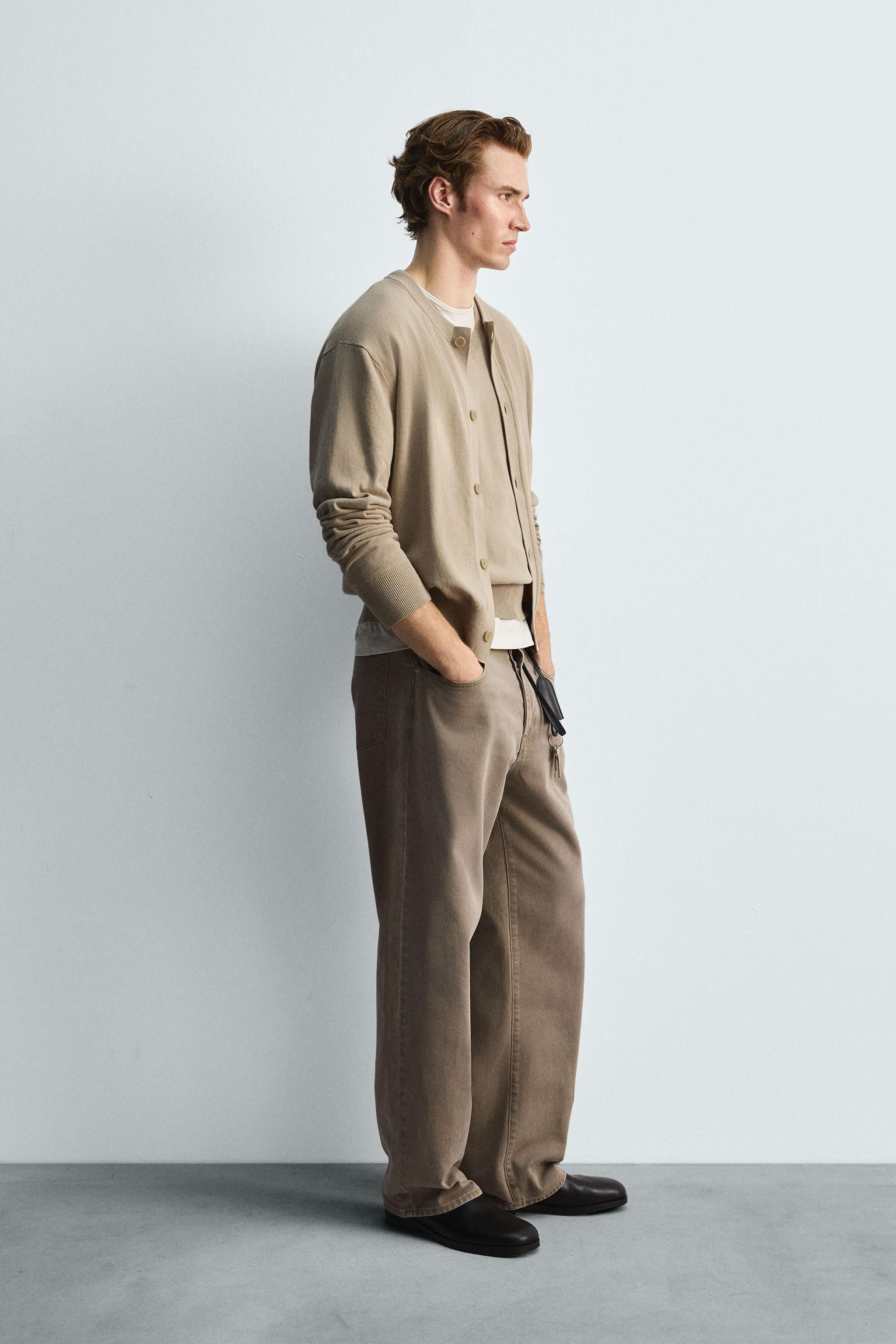 COTTON-RAMIE CARDIGAN