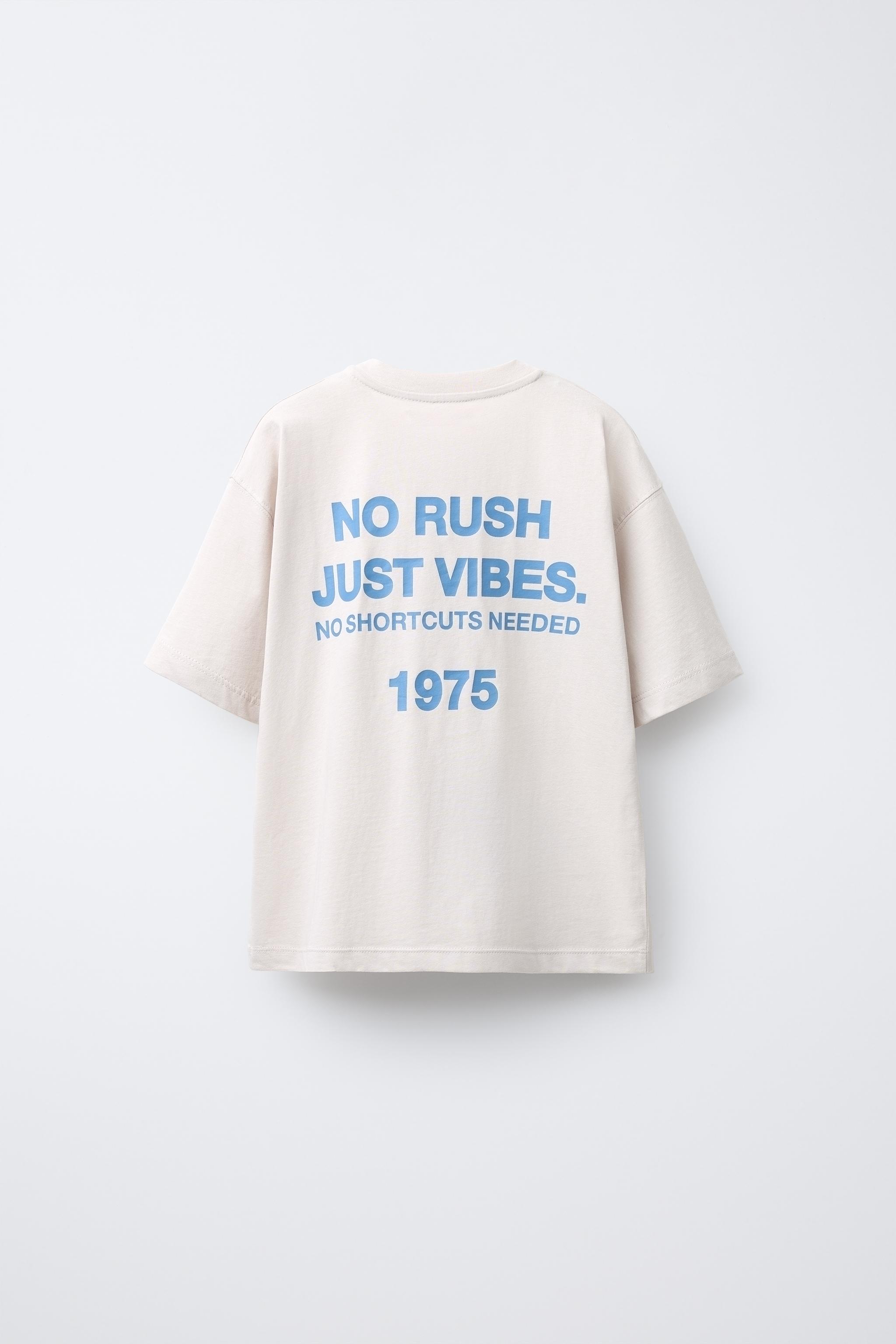 TWO-PACK OF TEXT PRINT T-SHIRTS