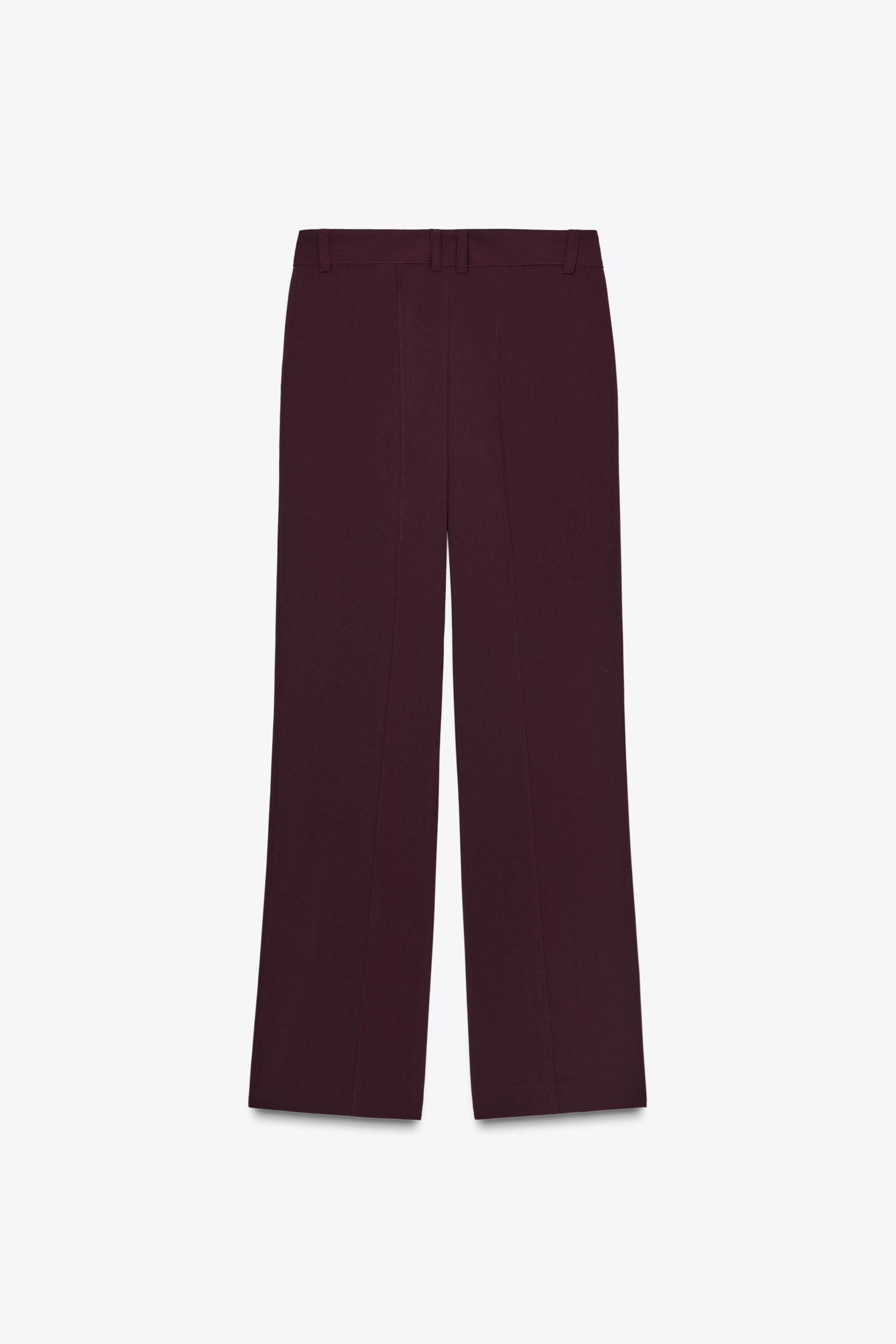 SEAMED STRAIGHT LEG PANTS
