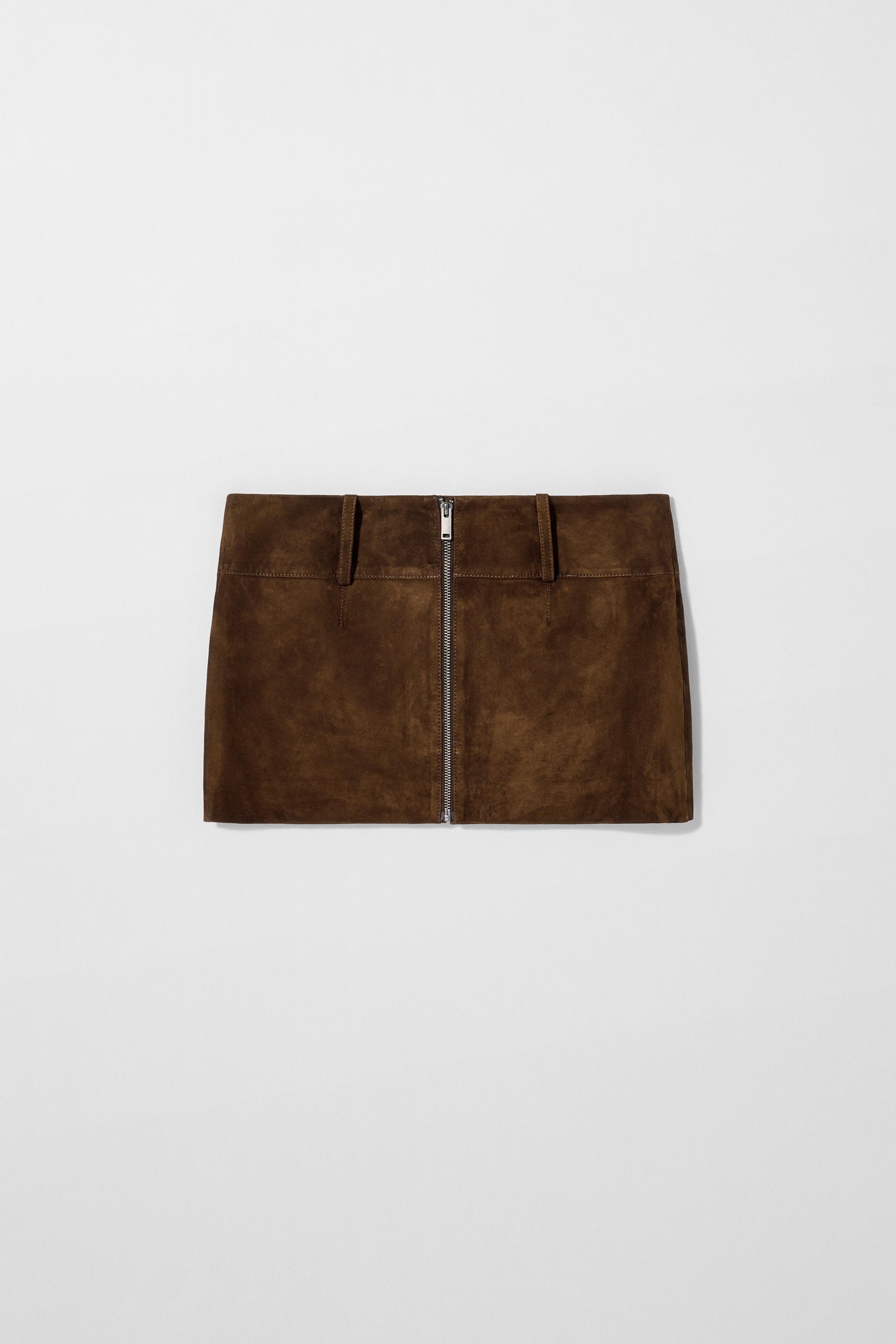 SUEDE LEATHER SKIRT KATE MOSS X ZARA