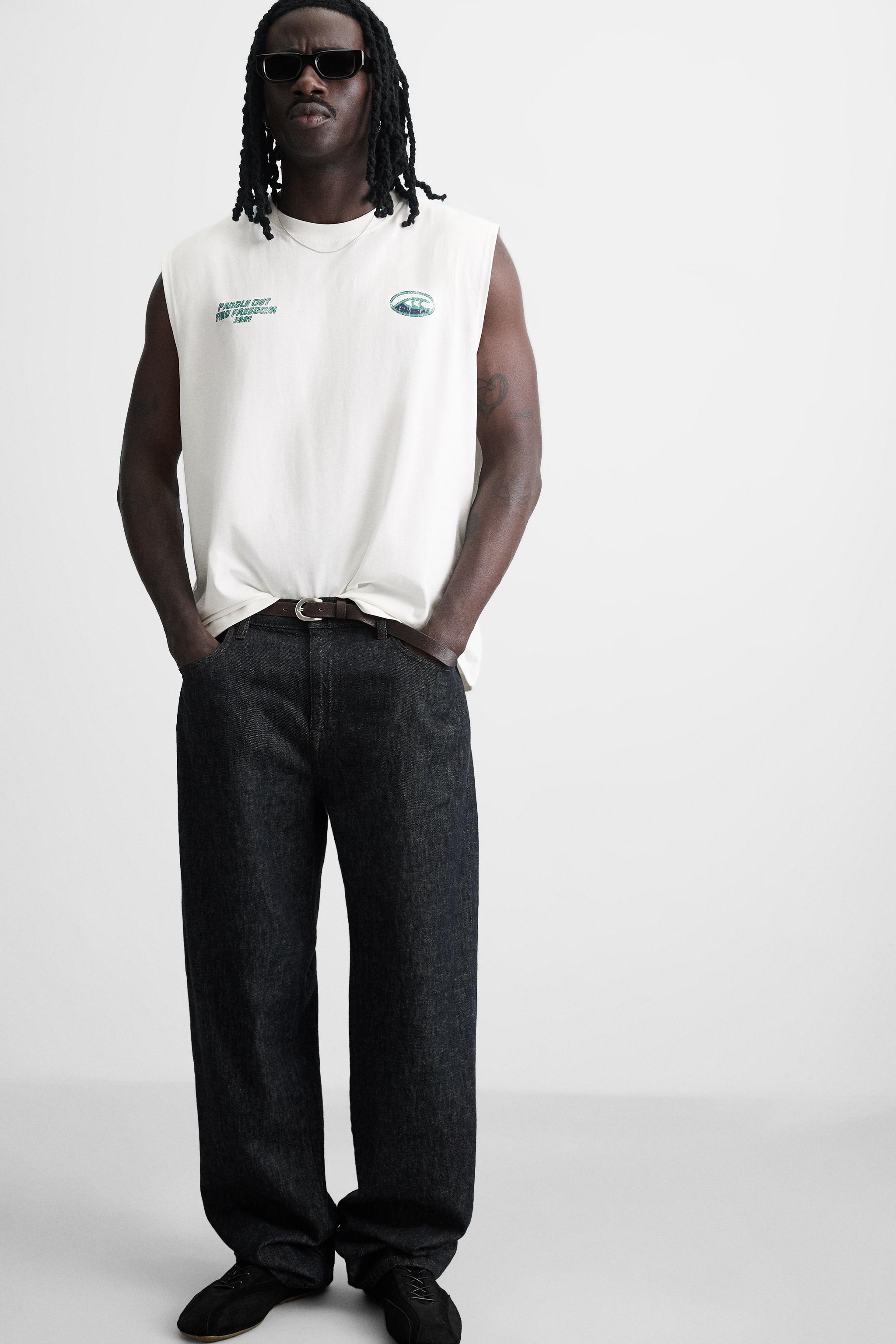 WASHED PRINT TANK TOP