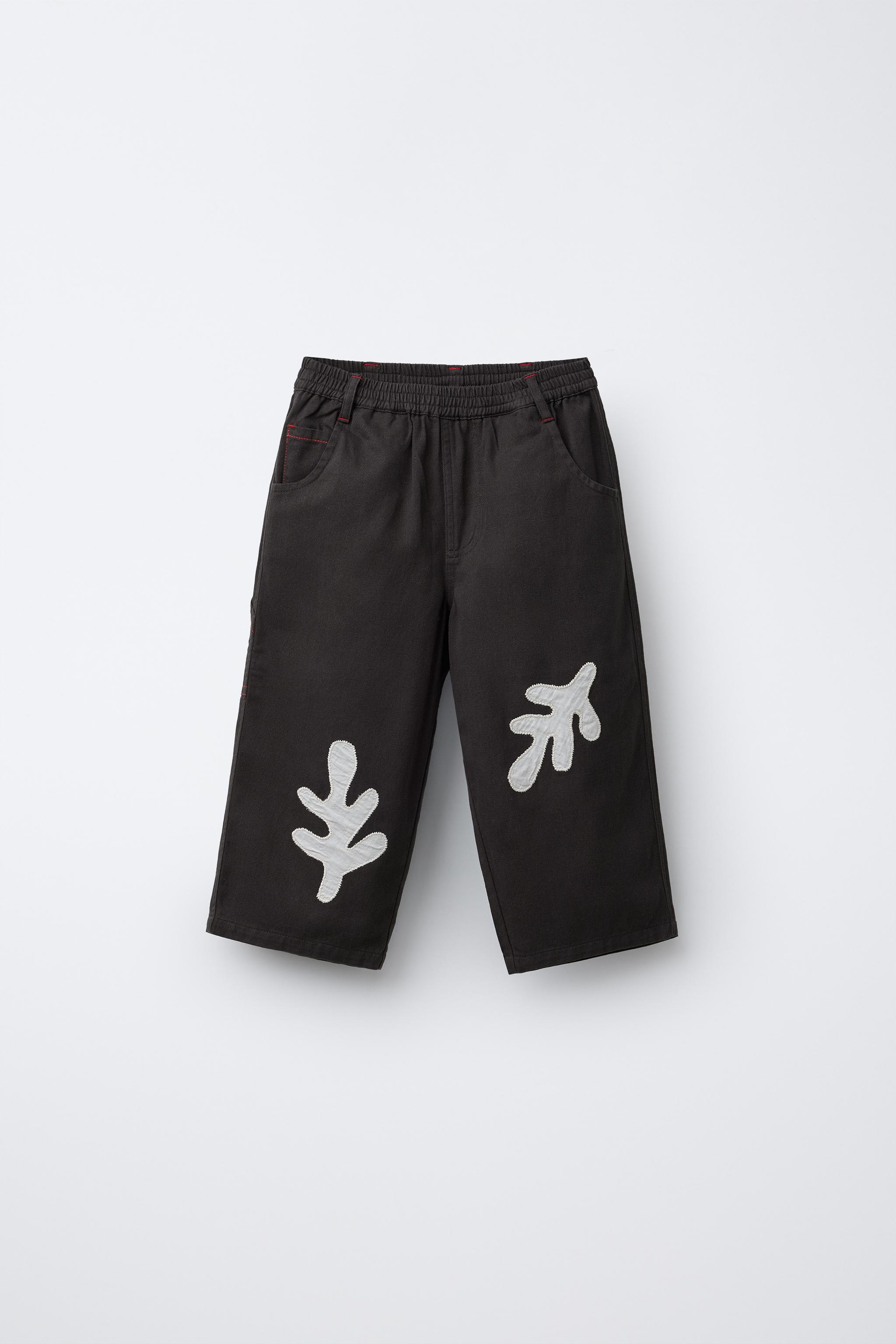 LEAF PATCH PANTS