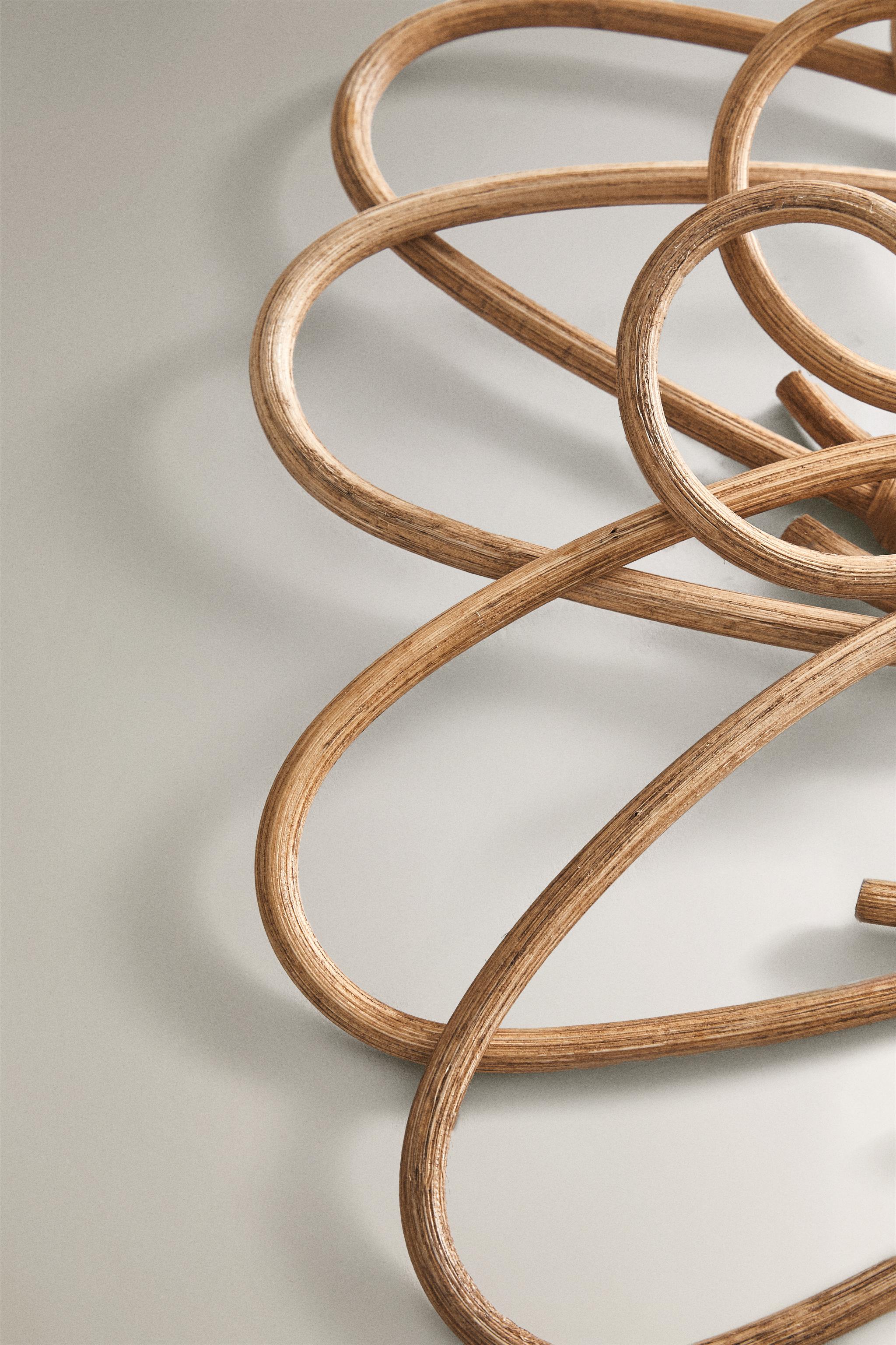 SET OF BABY RATTAN HANGERS (SET OF 4)