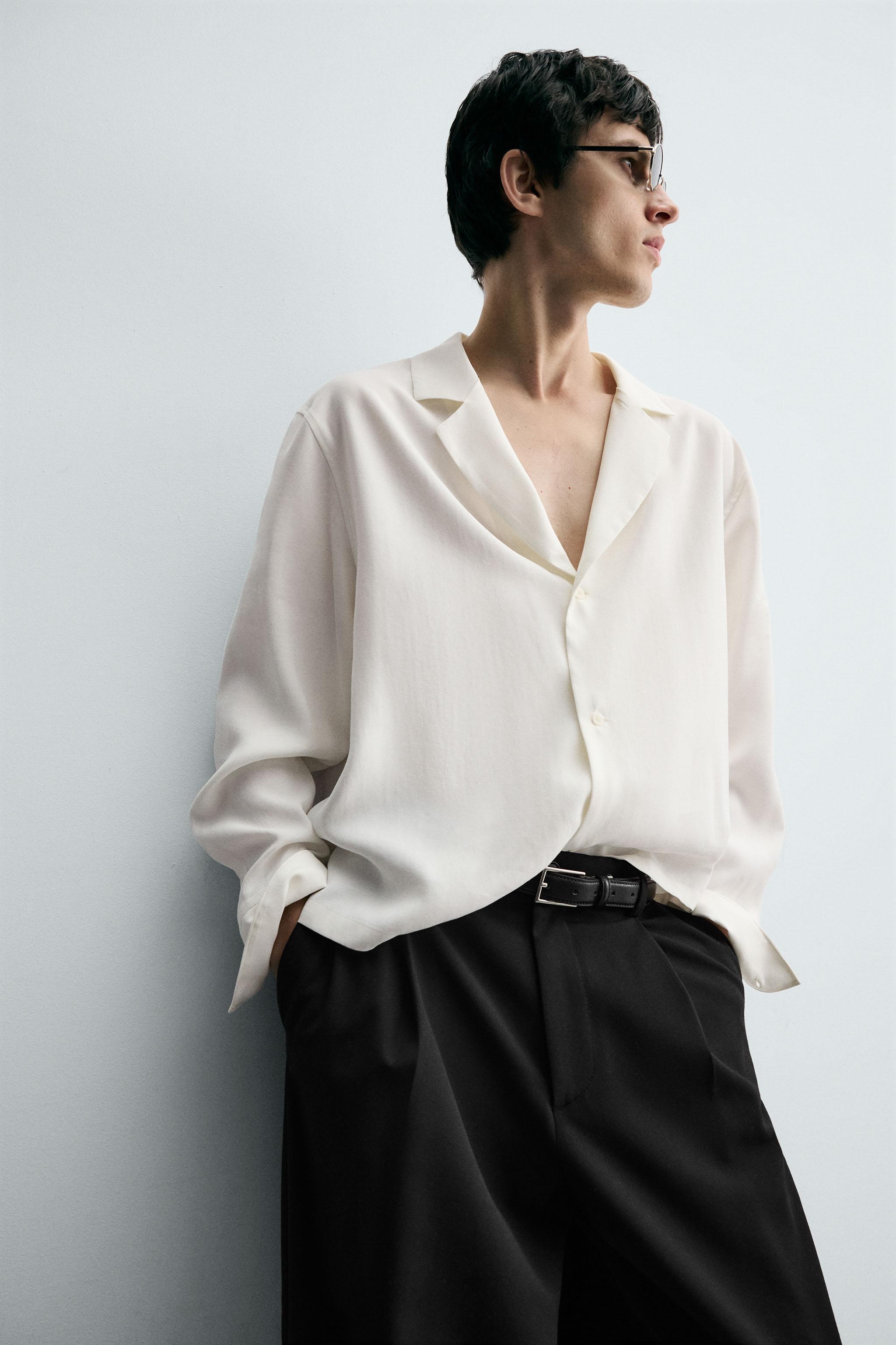 BOXY FIT FLOWY SHIRT