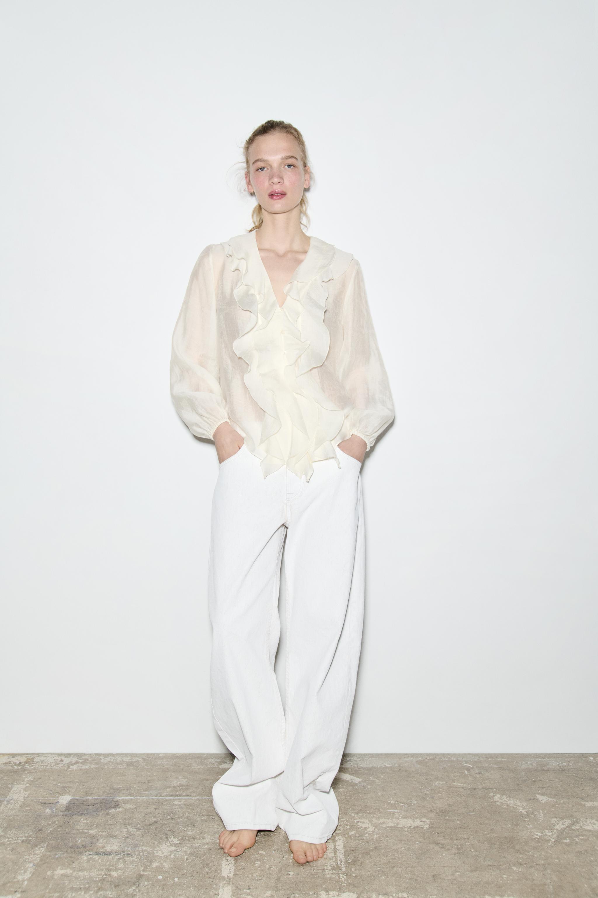 ZW COLLECTION RUFFLED SHIRT