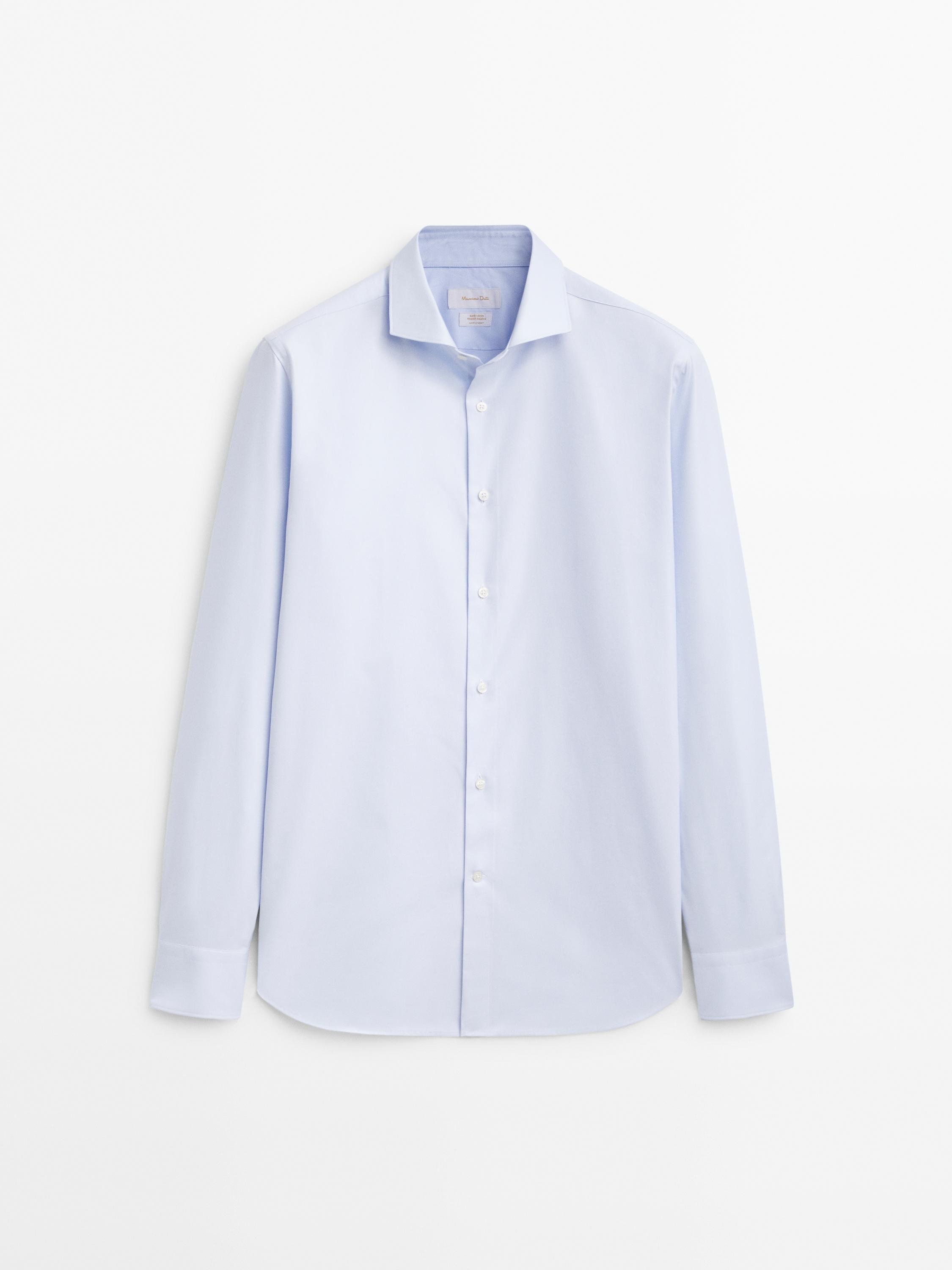 Slim fit 100% cotton shirt