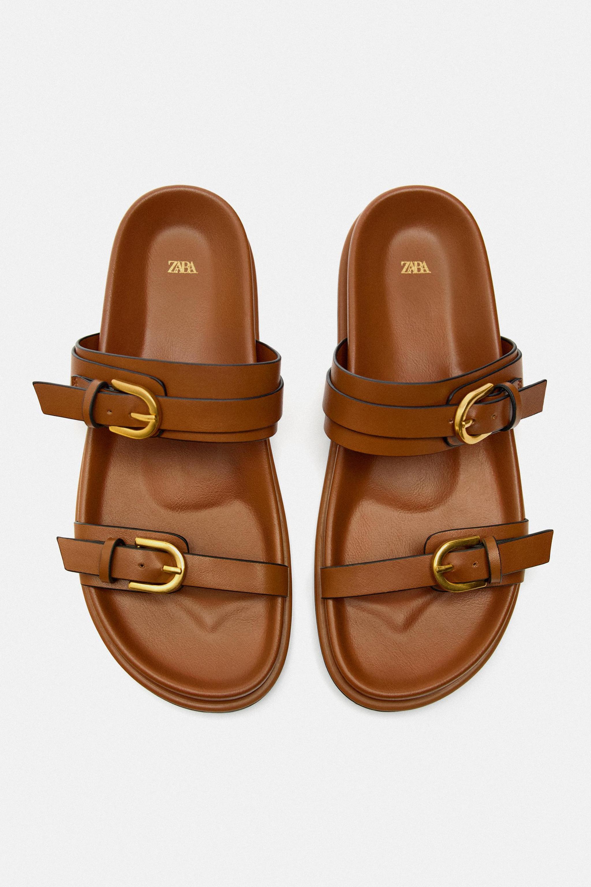 BUCKLED SANDALS