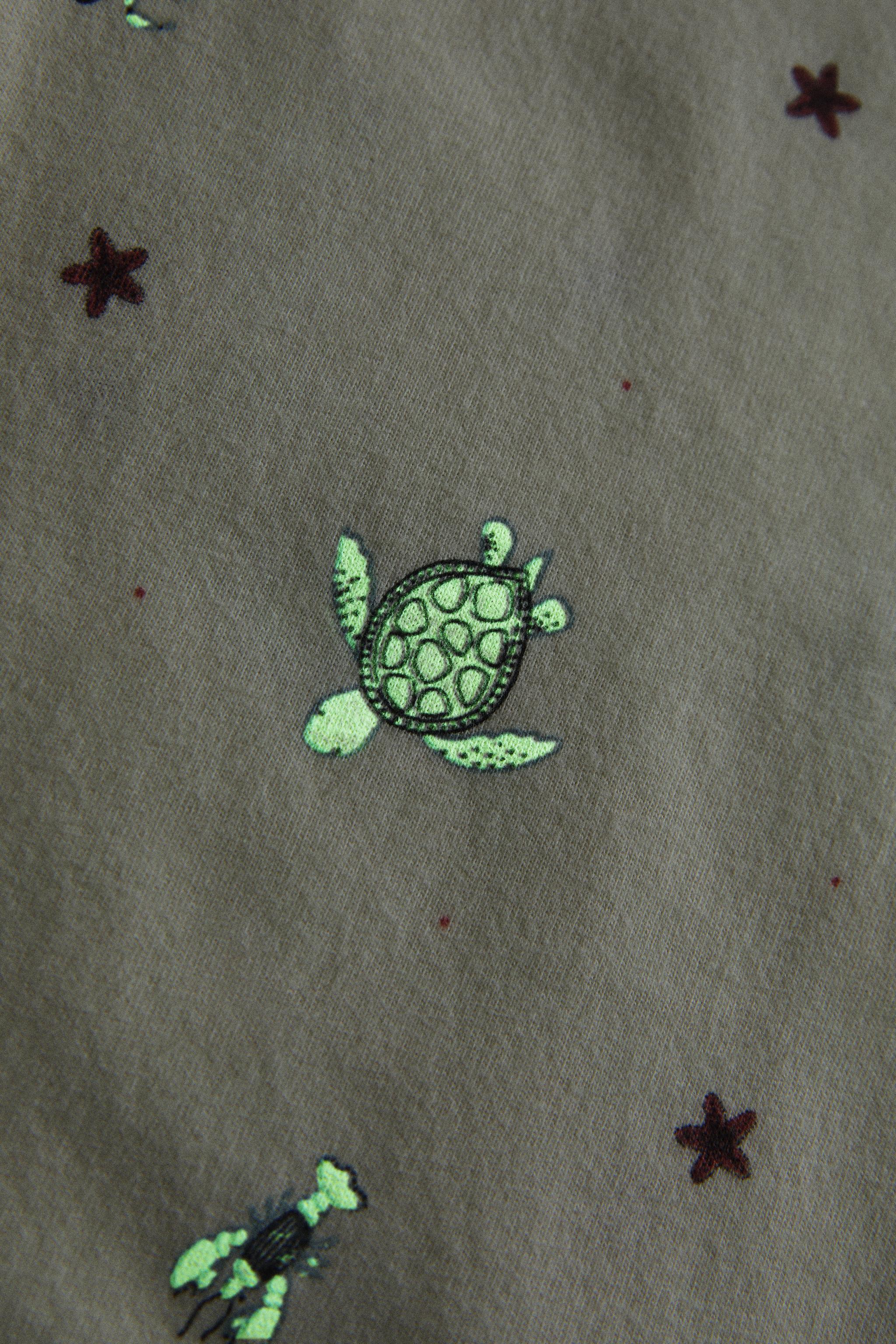 CHILDREN’S SEA PRINT PILLOWCASE