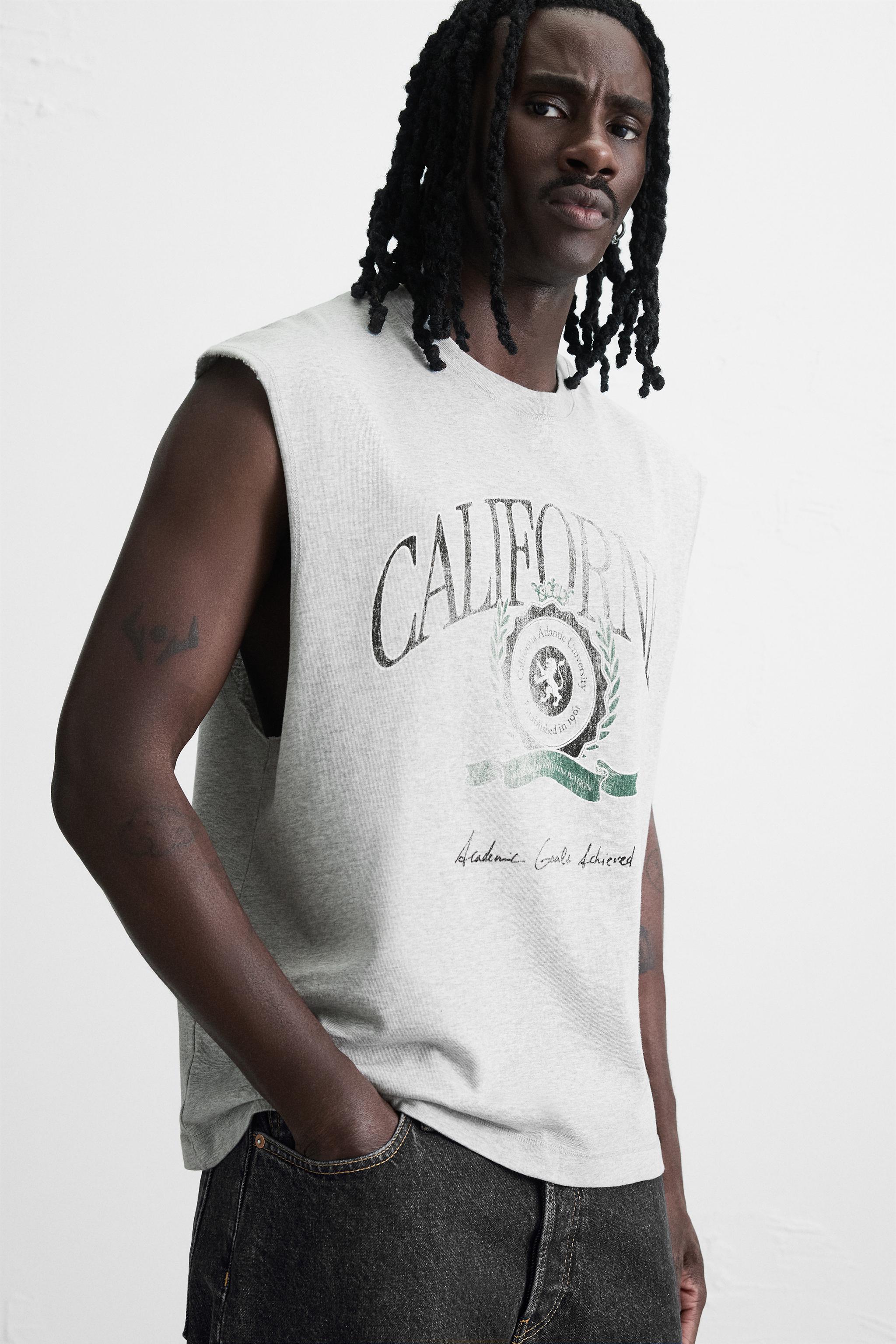 WASHED PRINT TANK TOP