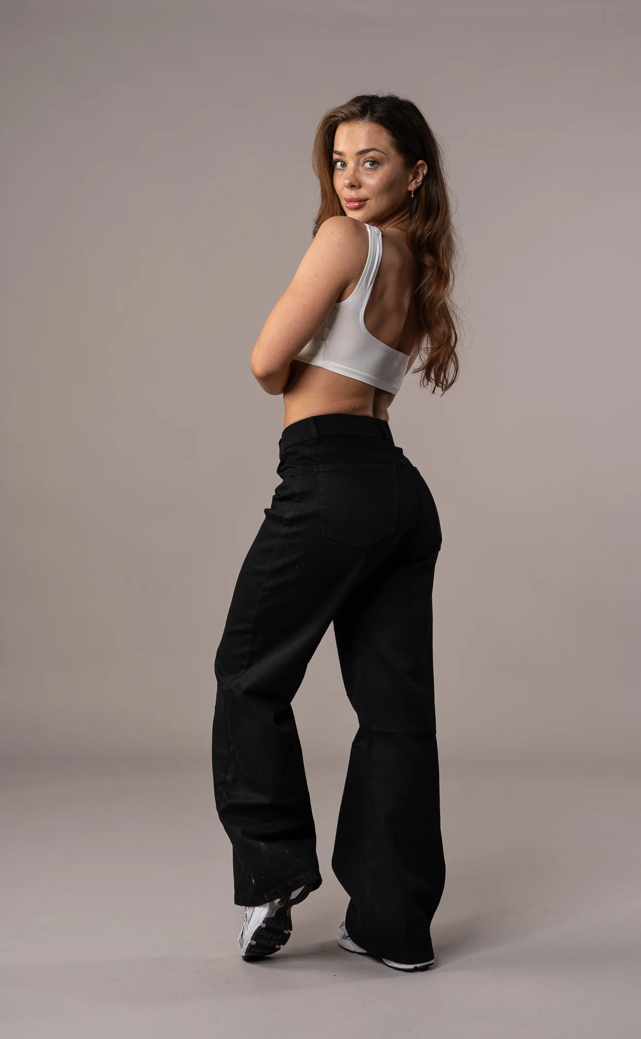 Womens Baggy Fitjeans - Black