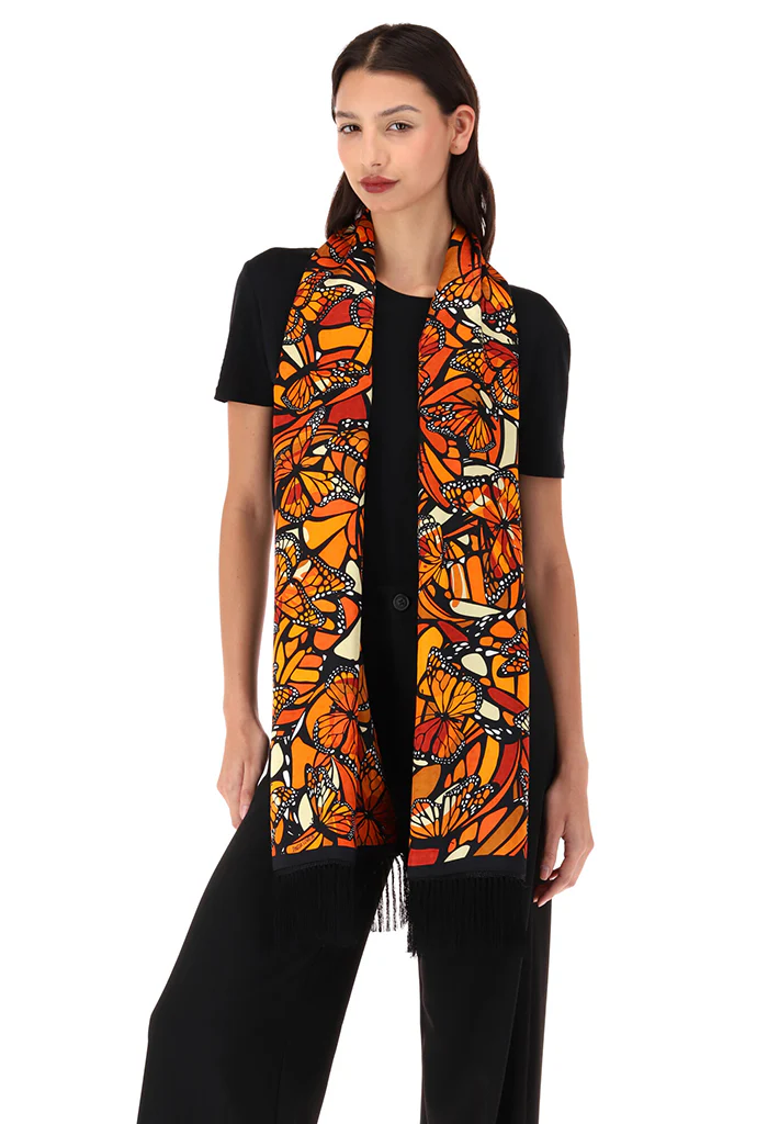 Chalina Con Terciopelo Vuelo de Mariposa Jqd