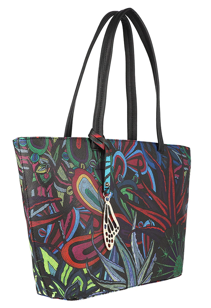 Tote K'iin Saffiano Santuario Cactáceas