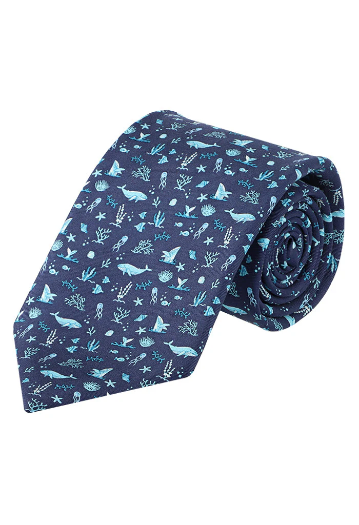 Corbata Ballena Gris