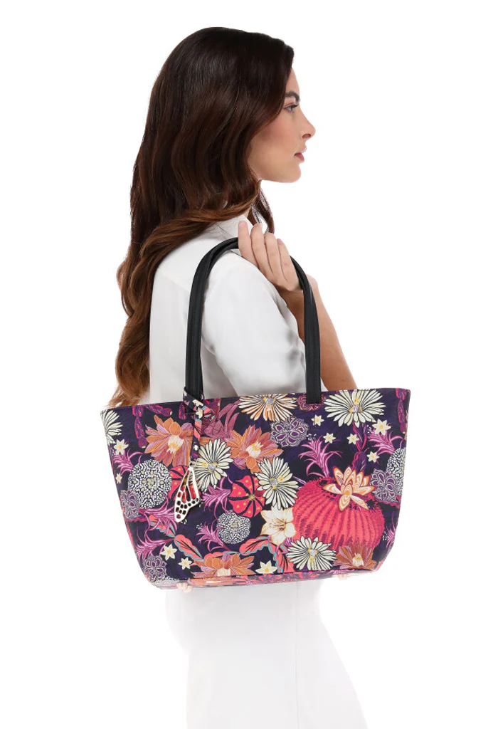 Tote K'iin Saffiano Cactáceas Jardín Botánico