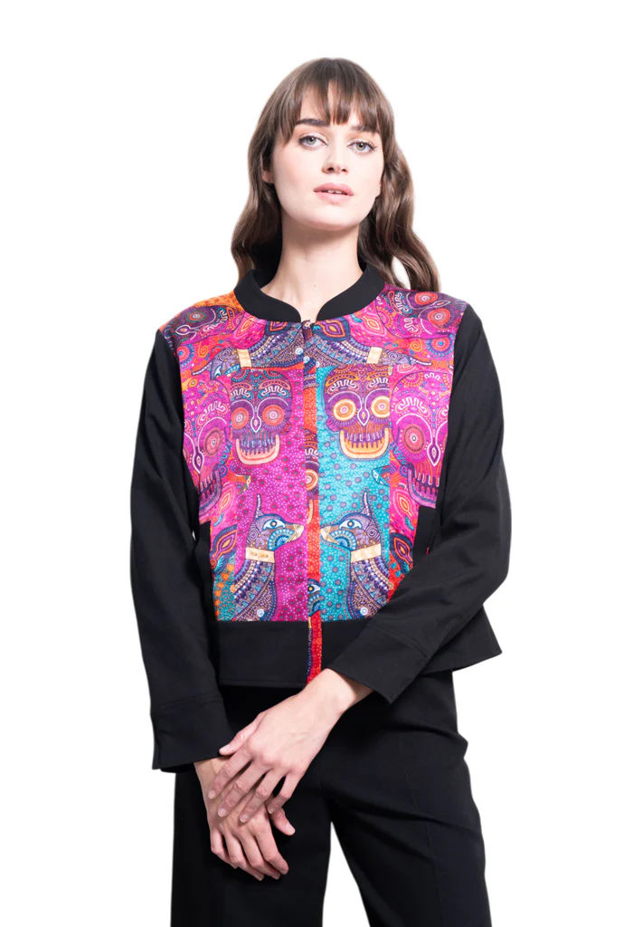 Bomber Okomej Día de Muertos Mictlán Purpura