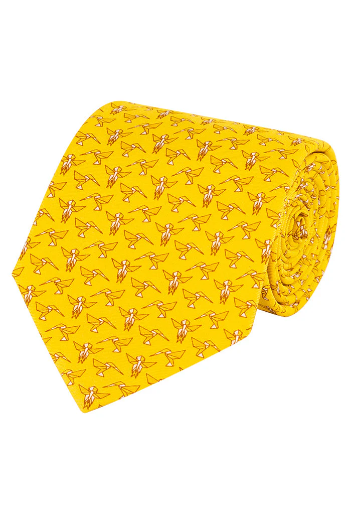Corbata Colibrí Origami