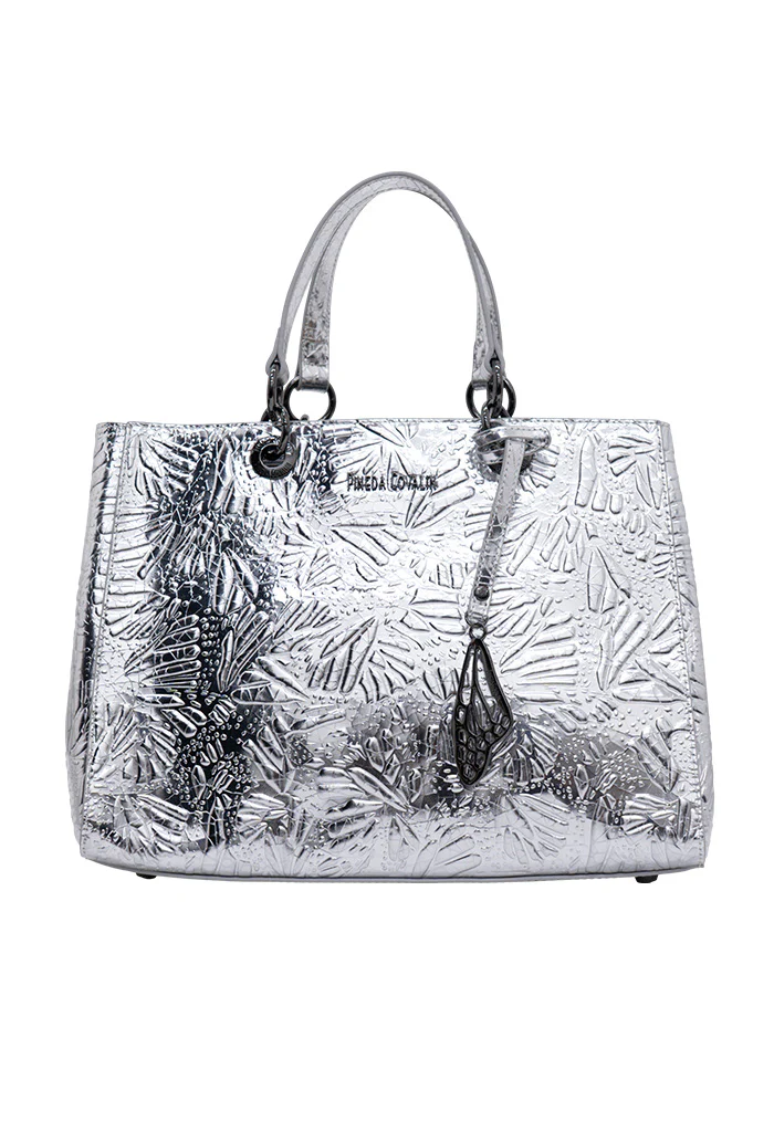 Bolsa Kaxan Piel Grabado Mariposa