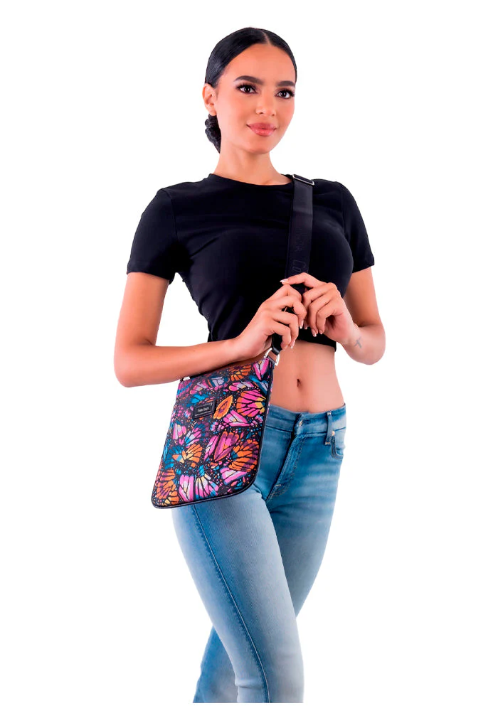 Bolsa Xiki Jqd Mariposa Bordada