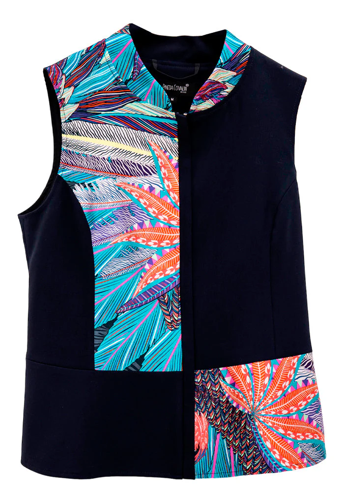 Chaleco Combinado Águila Real Mexicana Turquesa