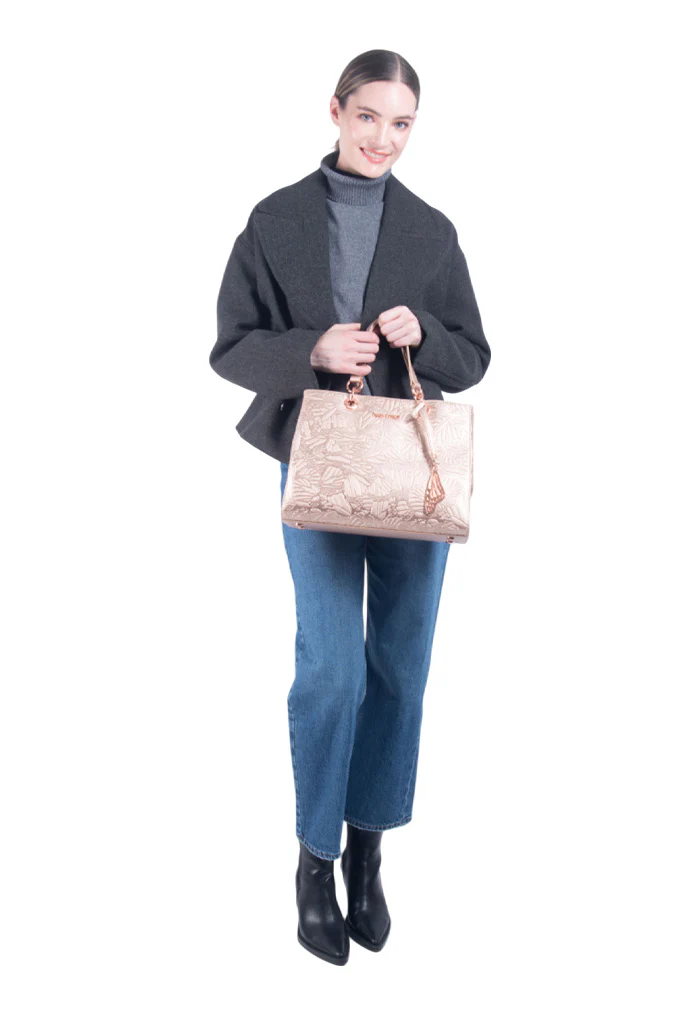 Bolsa Kaxan Saffiano Grabado Mariposa