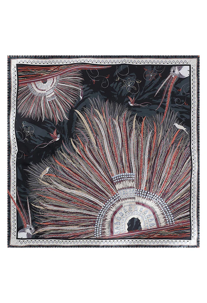 Mascada Arte Plumaria 90 cm