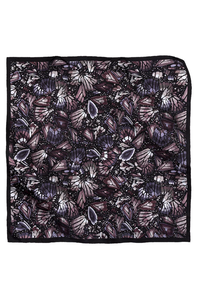 Mascada Mariposa Bordada 90 cm