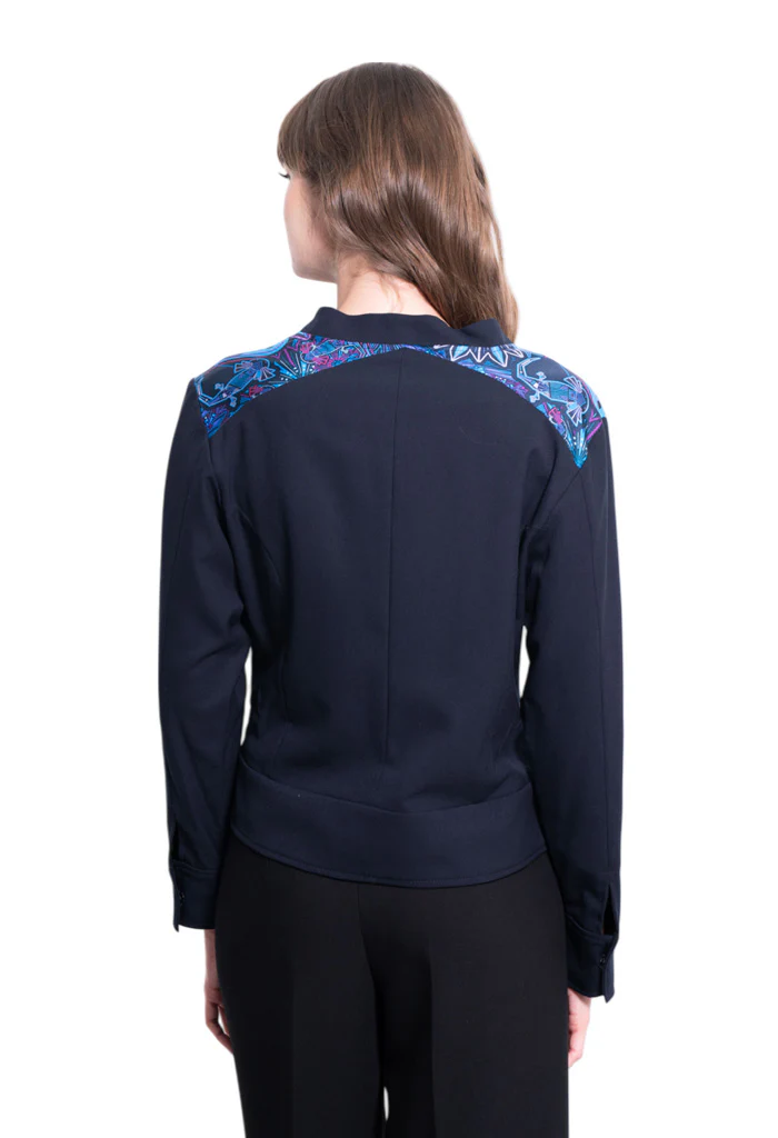 Bomber Okomej Ajolotes Azul Morado