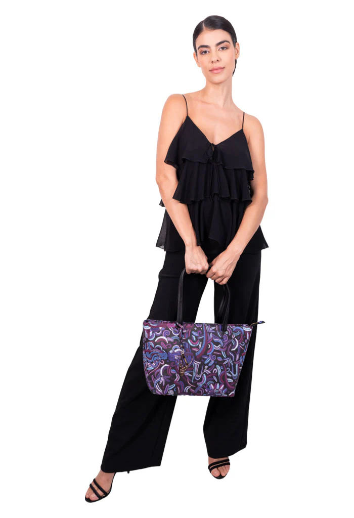 Tote K'iin Saffiano Quetzalcóatl