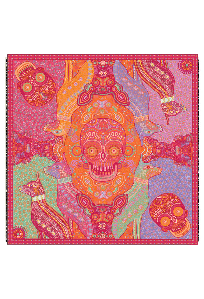 Mascada Día de Muertos Mictlán 90 cm