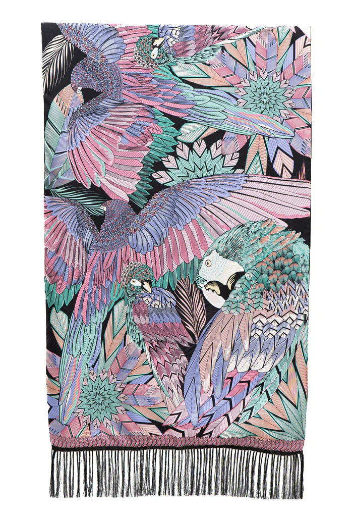 Chalina con Terciopelo Guacamaya