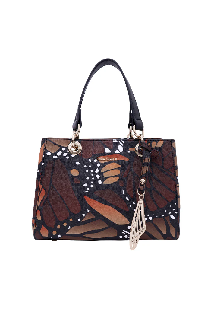 Mini Satchel Kaxan Saffiano Mariposa Macro