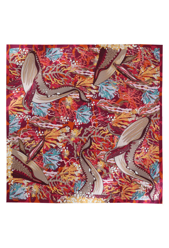 Mascada Ballena Gris 90 cm