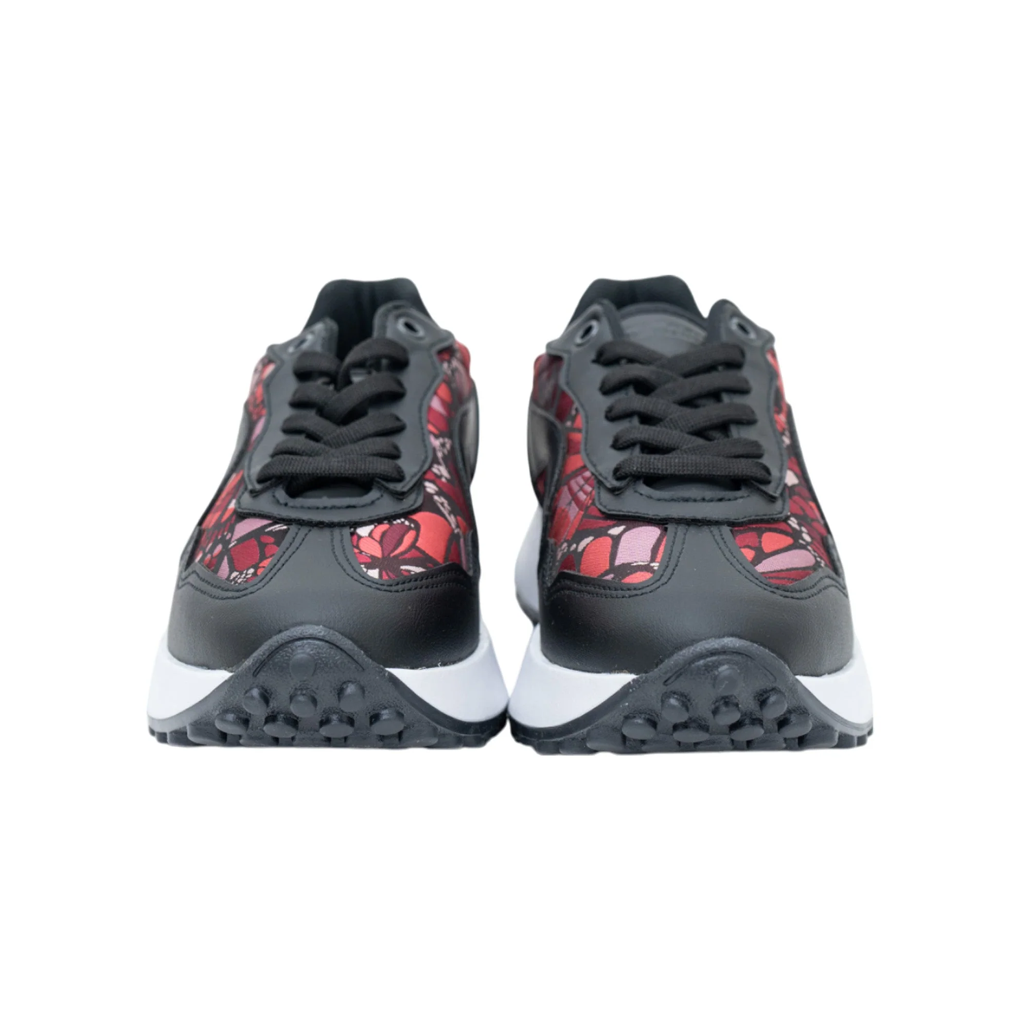 Tenis Uekpini  Mujer Vuelo Mariposa Rojo