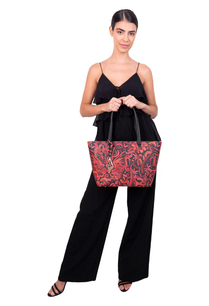 Tote K'iin Saffiano Quetzalcóatl