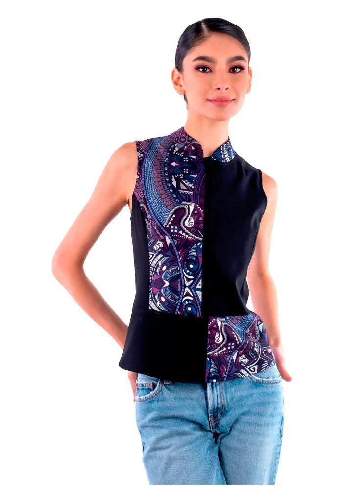 Chaleco Combinado Cerámica Prehispánica Morado