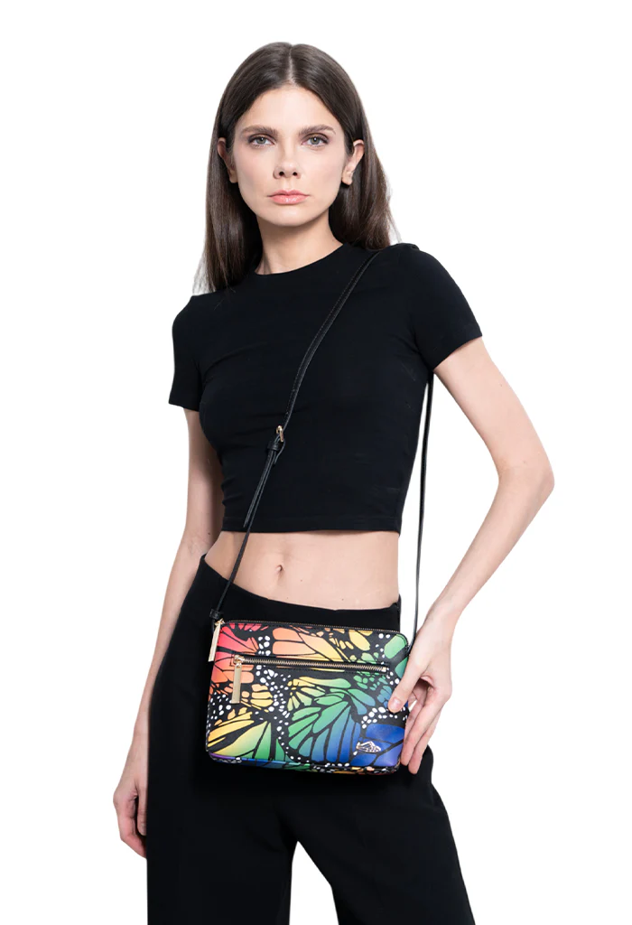Bolsa Yaakun Saffiano Mariposa Macro Pride