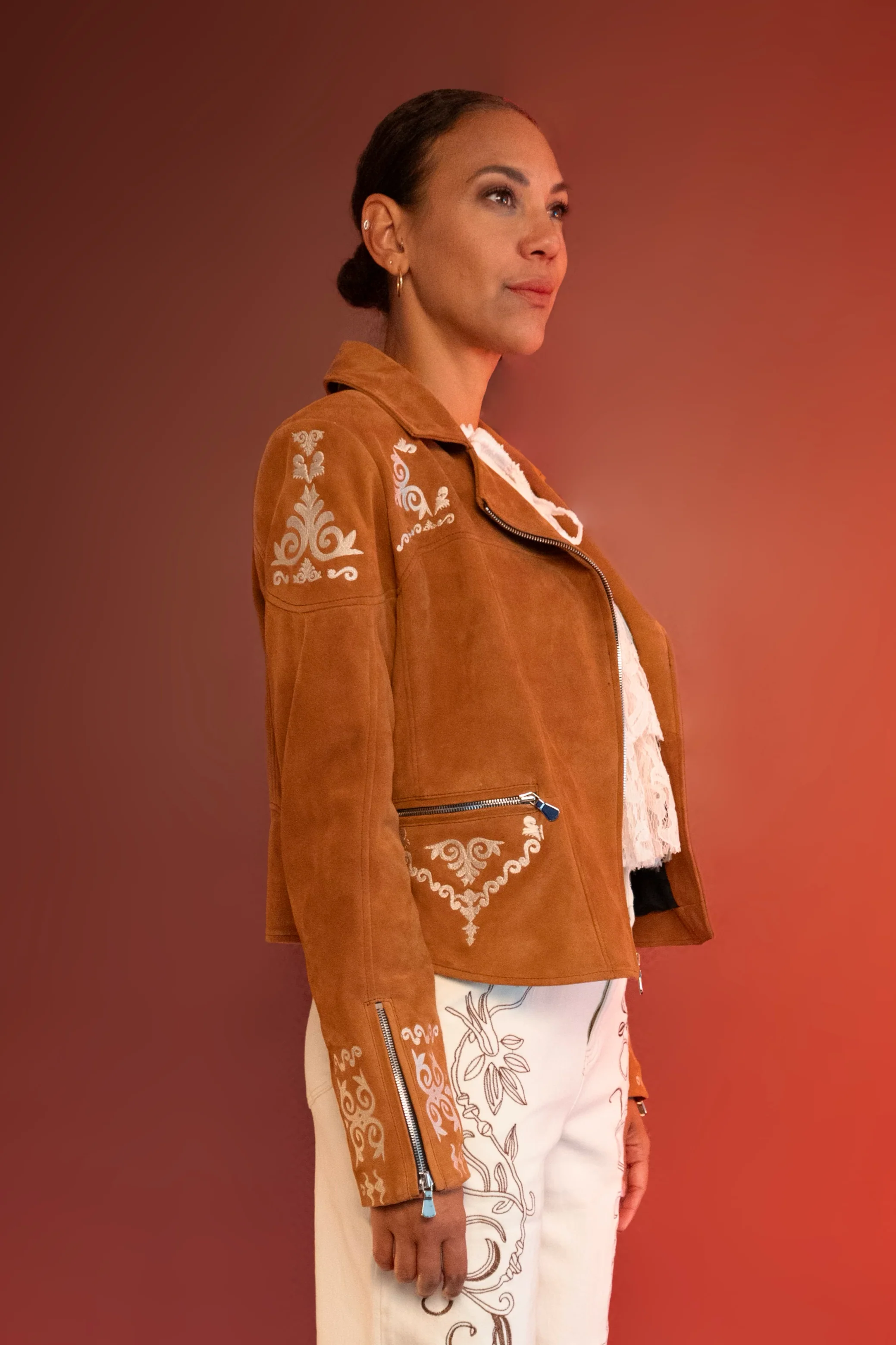 CHAMARRA ECUESTRE GAMUZA