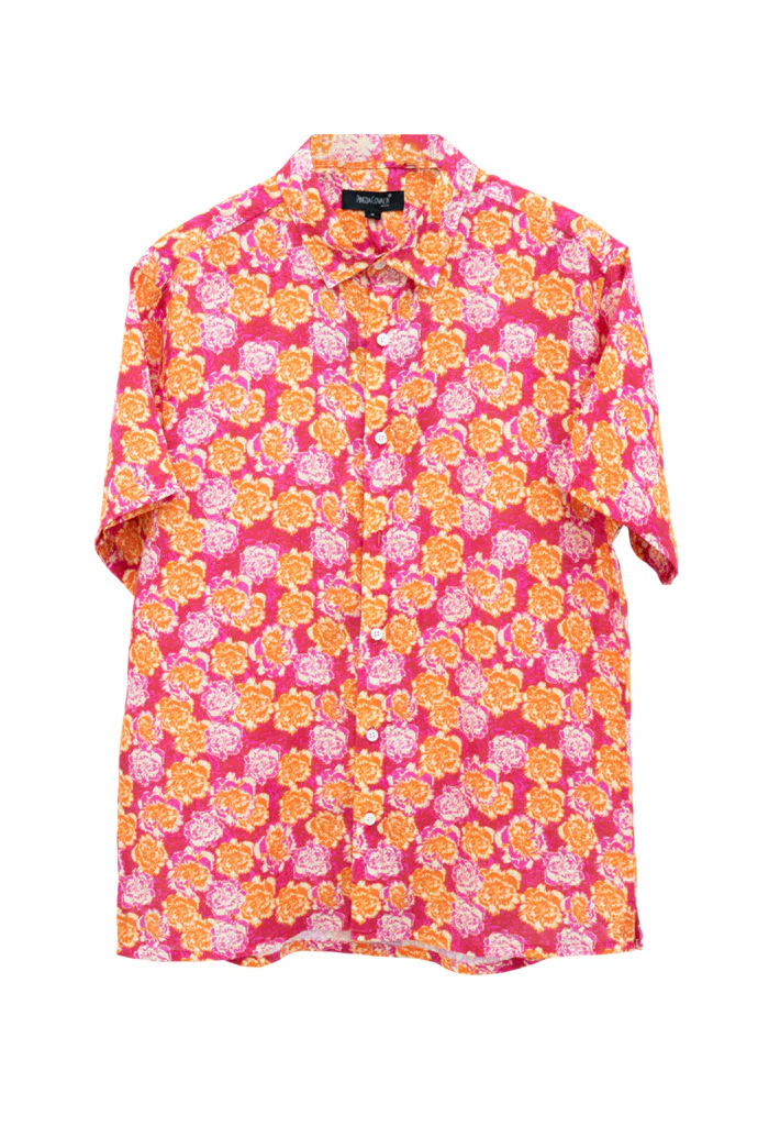 Camisa Cempasúchil Fucsia