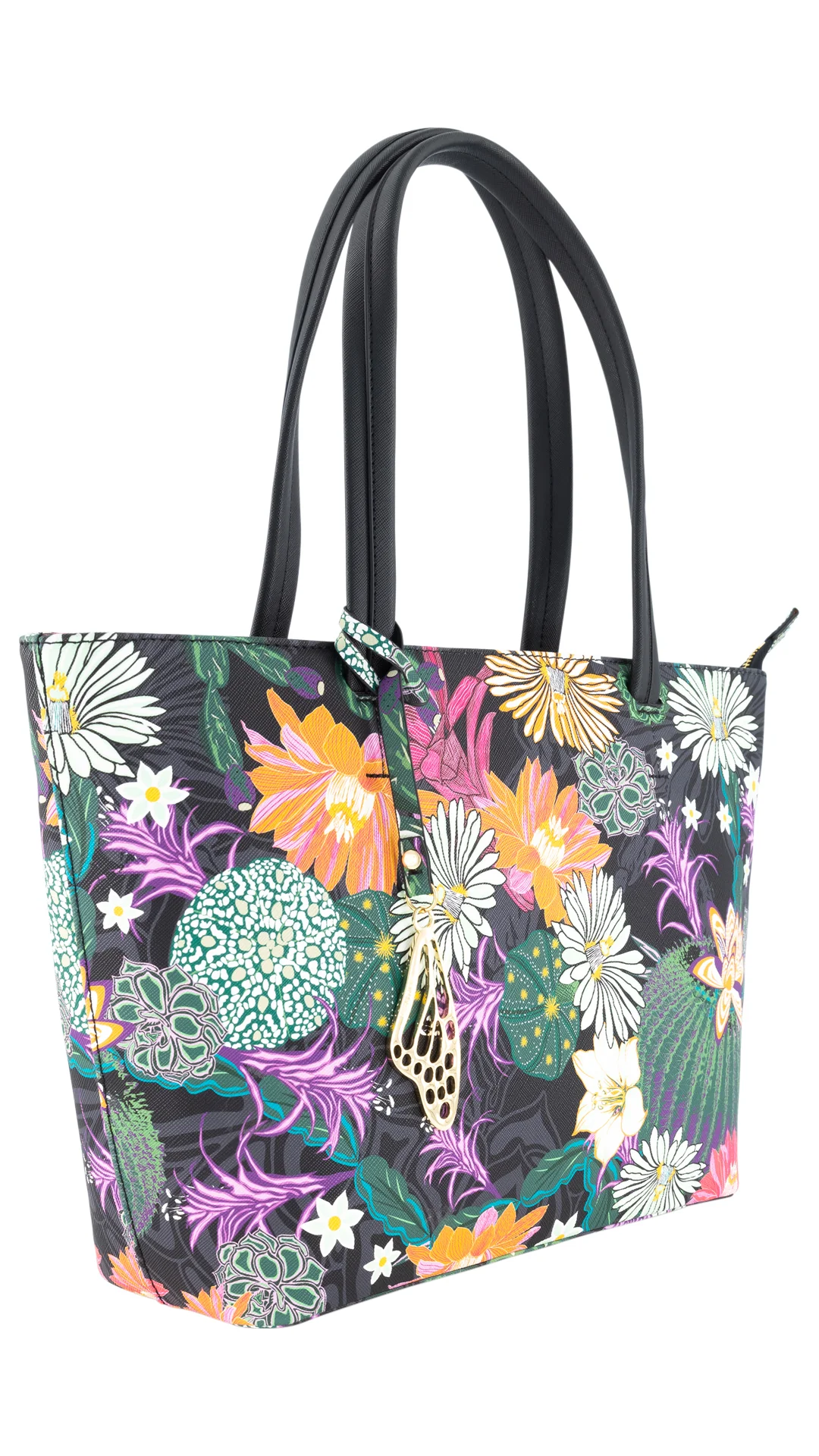 Tote K'iin Saffiano Cactáceas Jardín Botánico